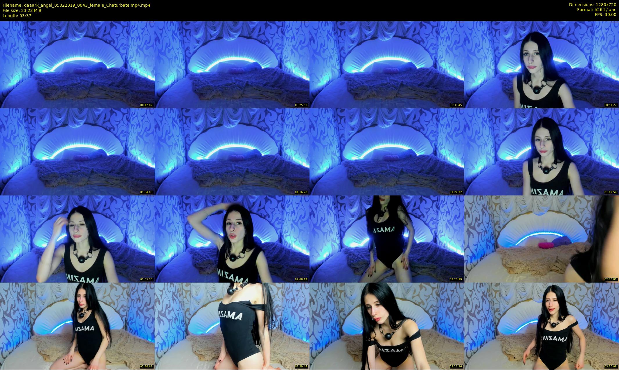 daaark_angel — 4 minute Chaturbate female cam show recording, 720p, Feb 5, 2019