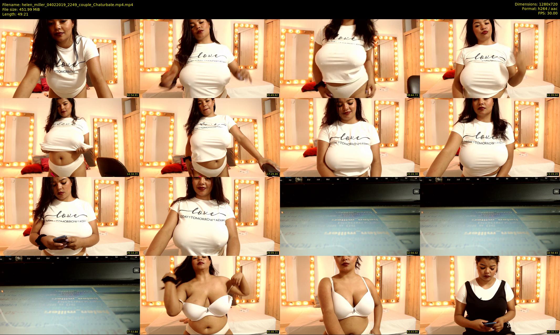 helen_miller — 50 minute Chaturbate female cam show recording, 720p, Feb 4, 2019