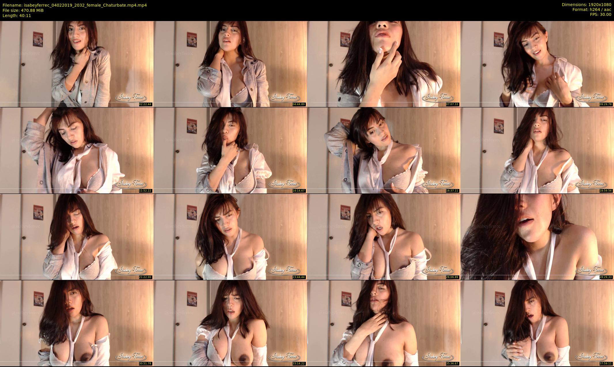 isabeyferrec — 41 minute Chaturbate female cam show recording, 1080p, Feb 4, 2019