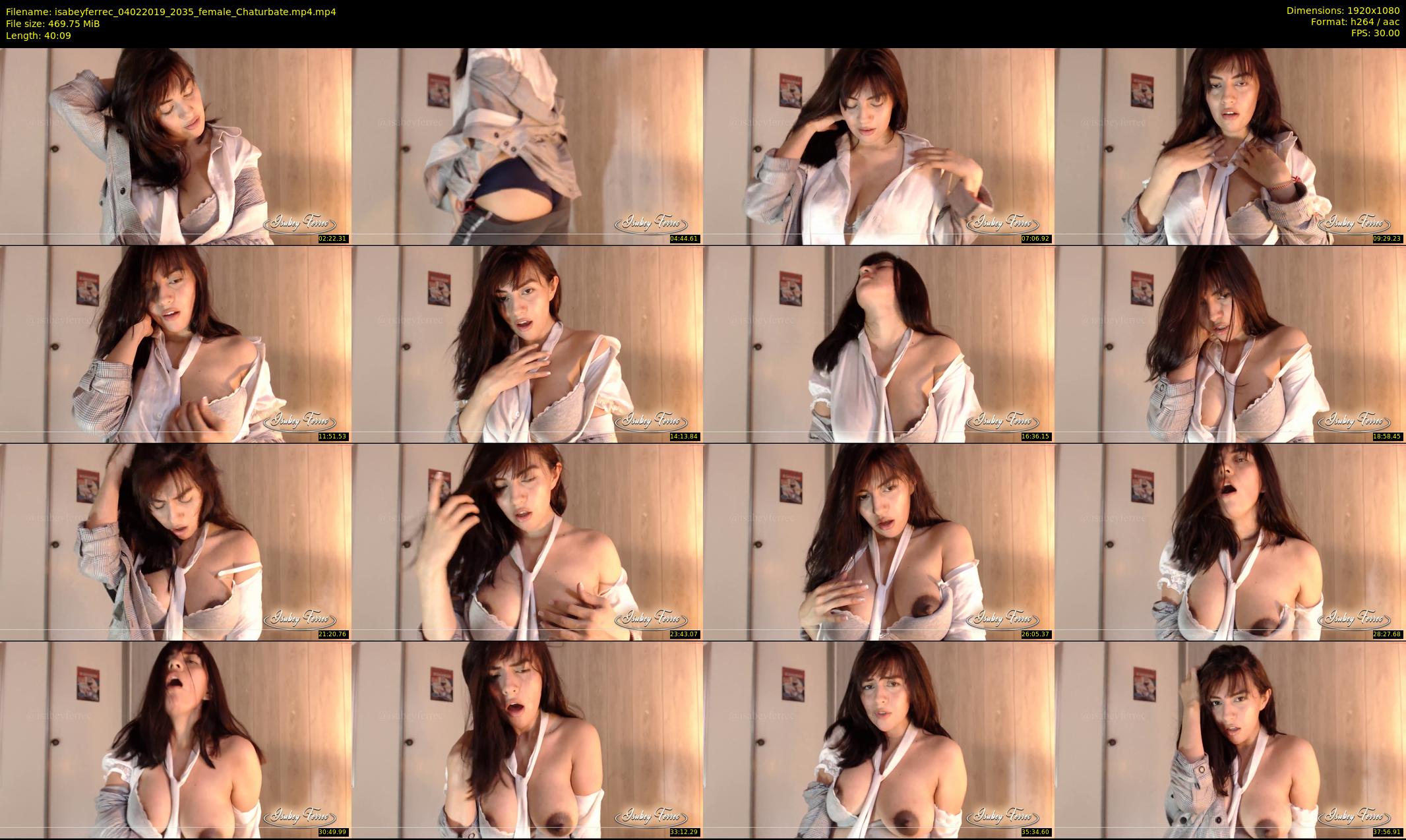 isabeyferrec — 41 minute Chaturbate female cam show recording, 1080p, Feb 4, 2019