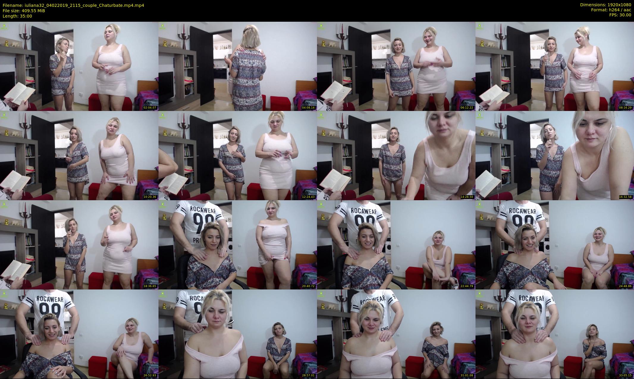 iuliana32 — 35 minute Chaturbate couple cam show recording, 1080p, Feb 4, 2019