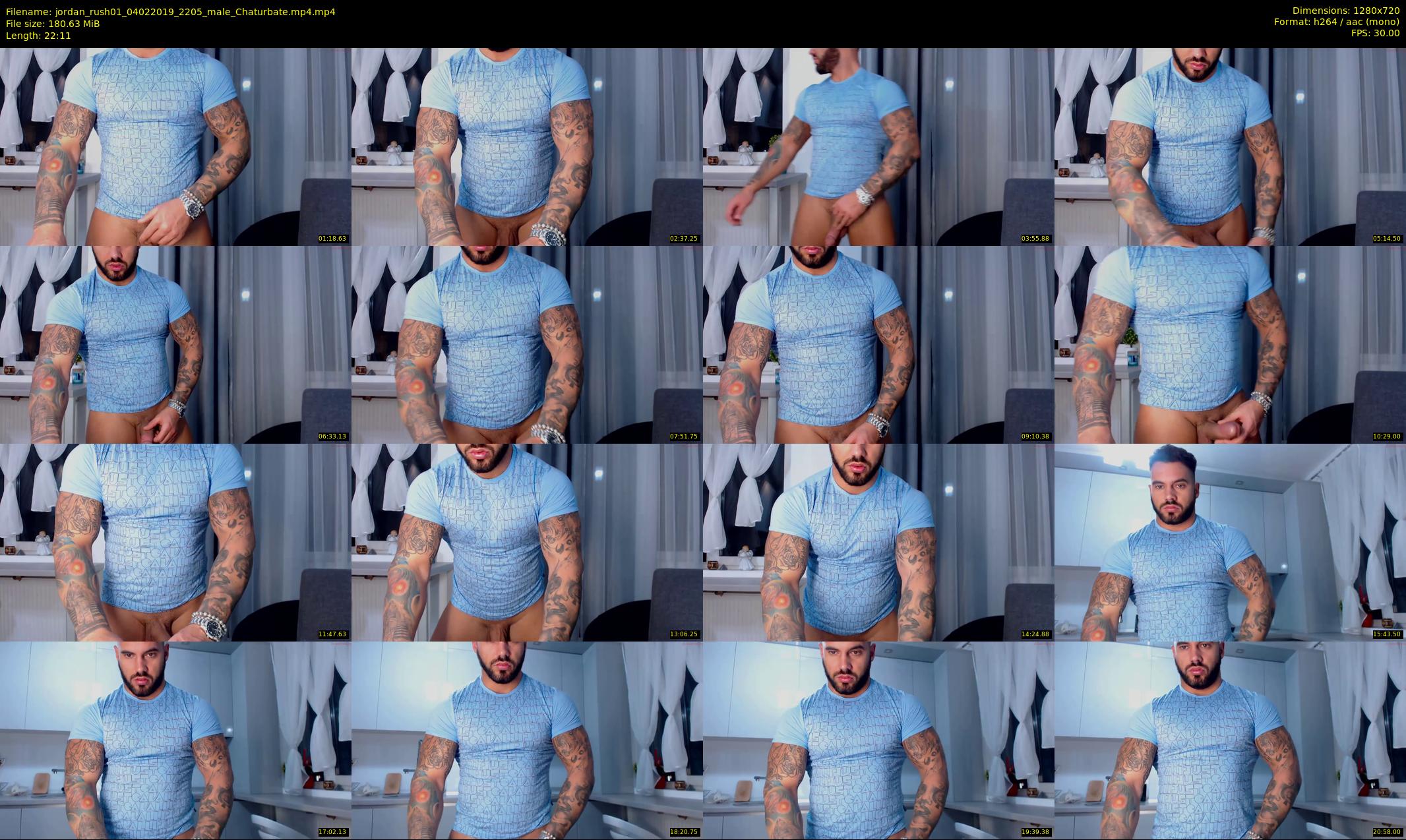 jordan_rush01 — 23 minute Chaturbate male cam show recording, 720p, Feb 4, 2019