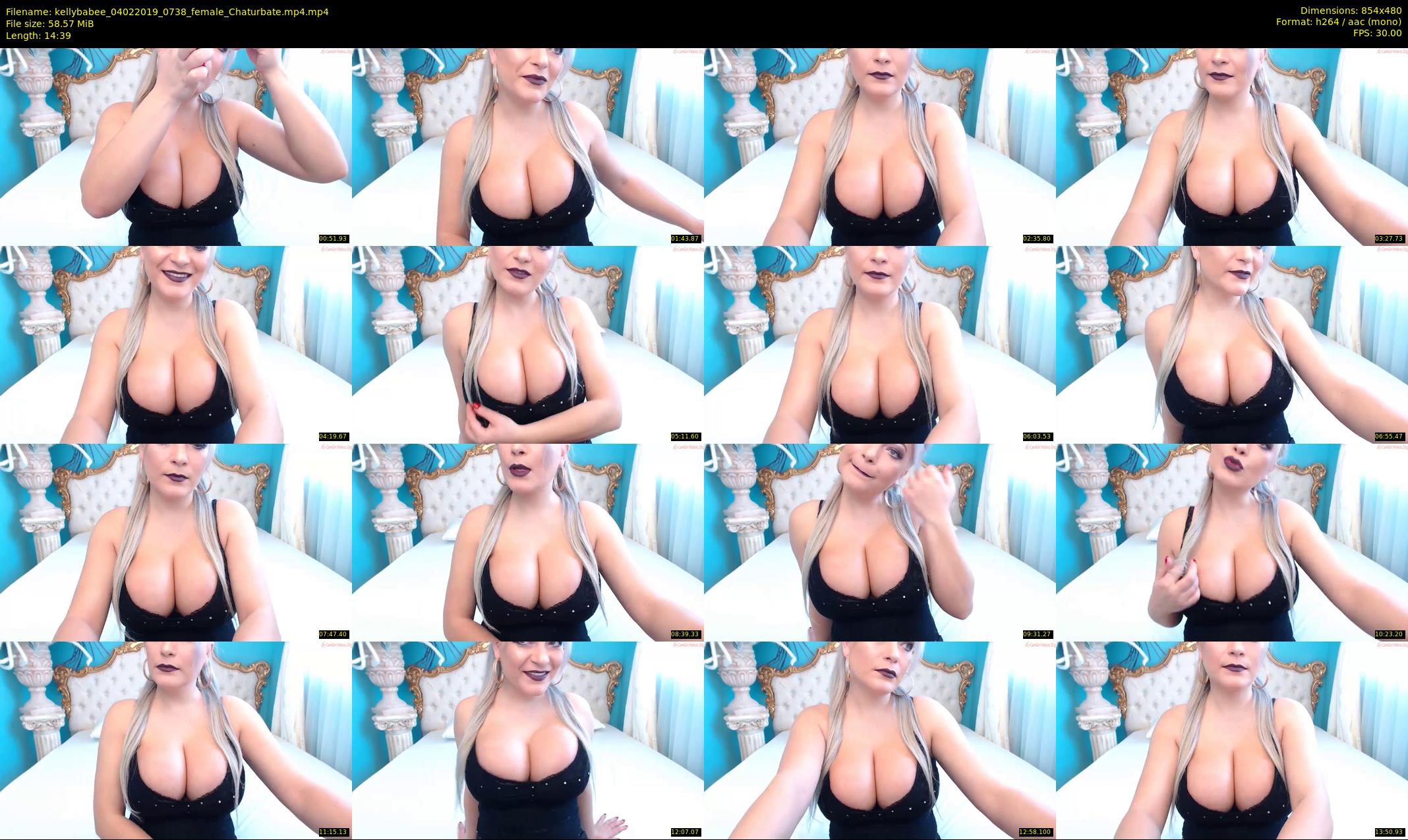 kellybabee — 15 minute Chaturbate female cam show recording, 480p, Feb 4, 2019