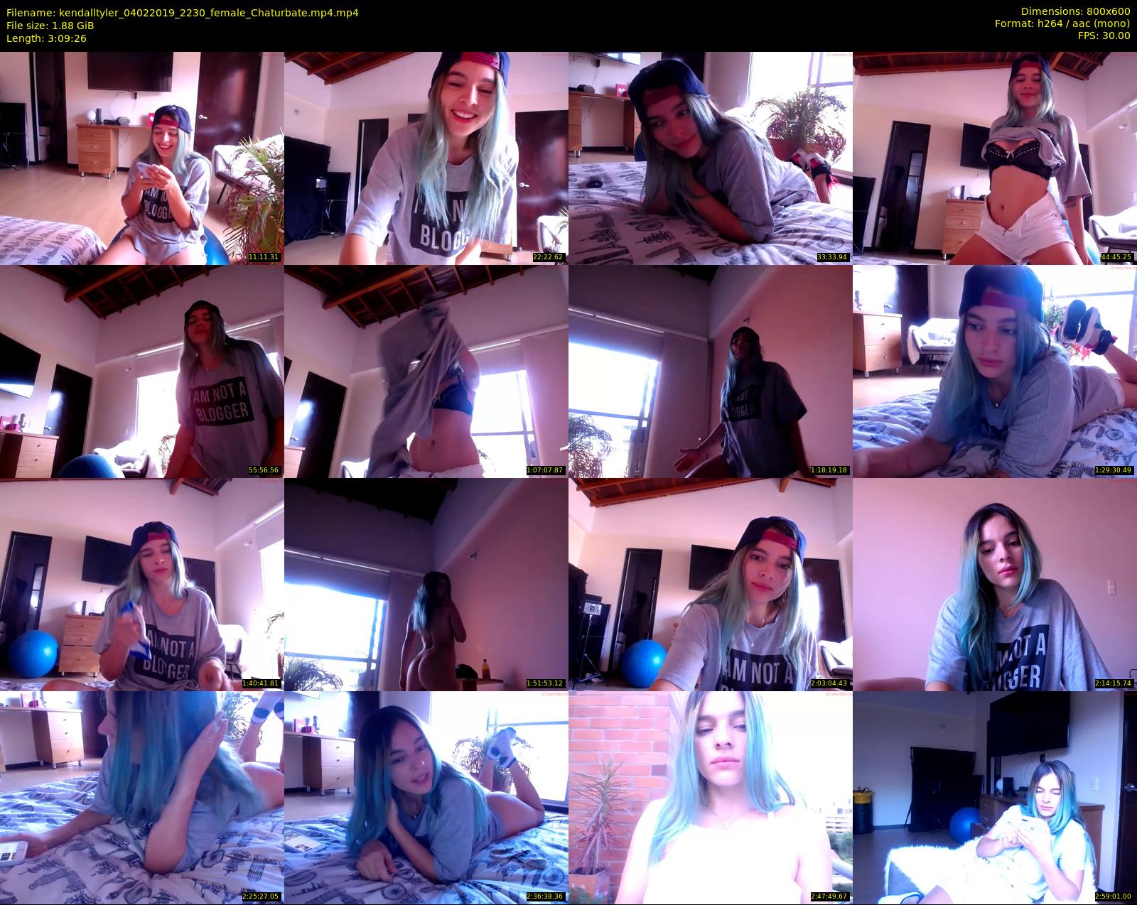 kendalltyler — 190 minute Chaturbate female cam show recording, 480p, Feb 4, 2019