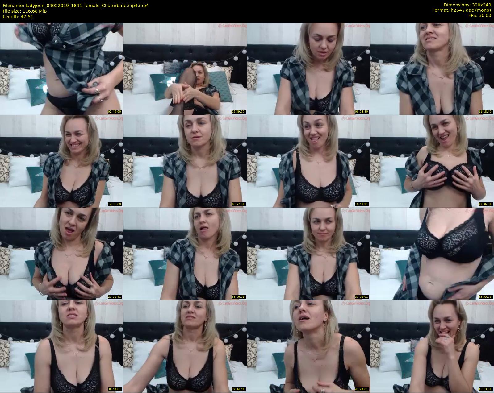 ladyjeen — 48 minute Chaturbate female cam show recording, SD, Feb 4, 2019