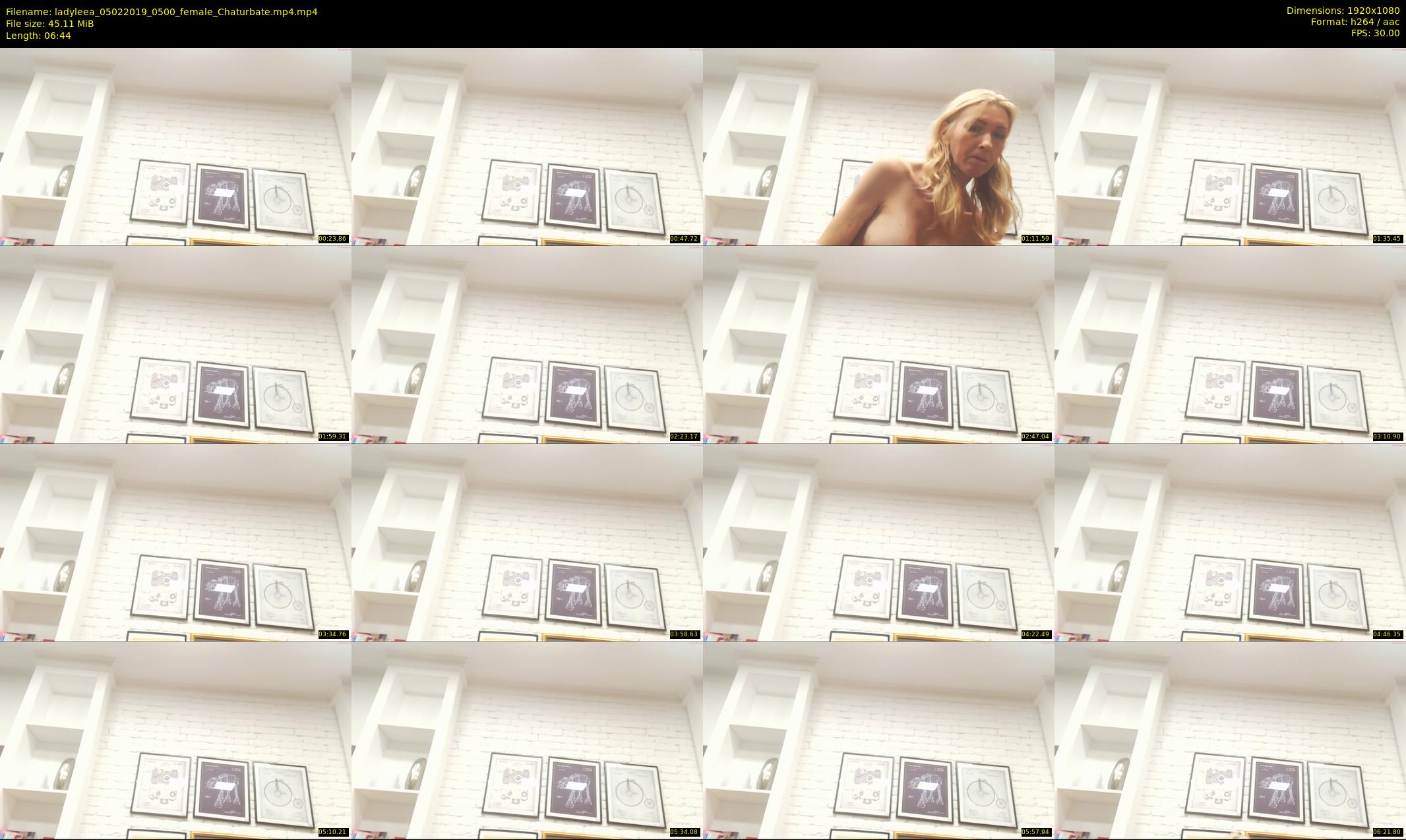 ladyleea — 7 minute Chaturbate female cam show recording, 1080p, Feb 5, 2019