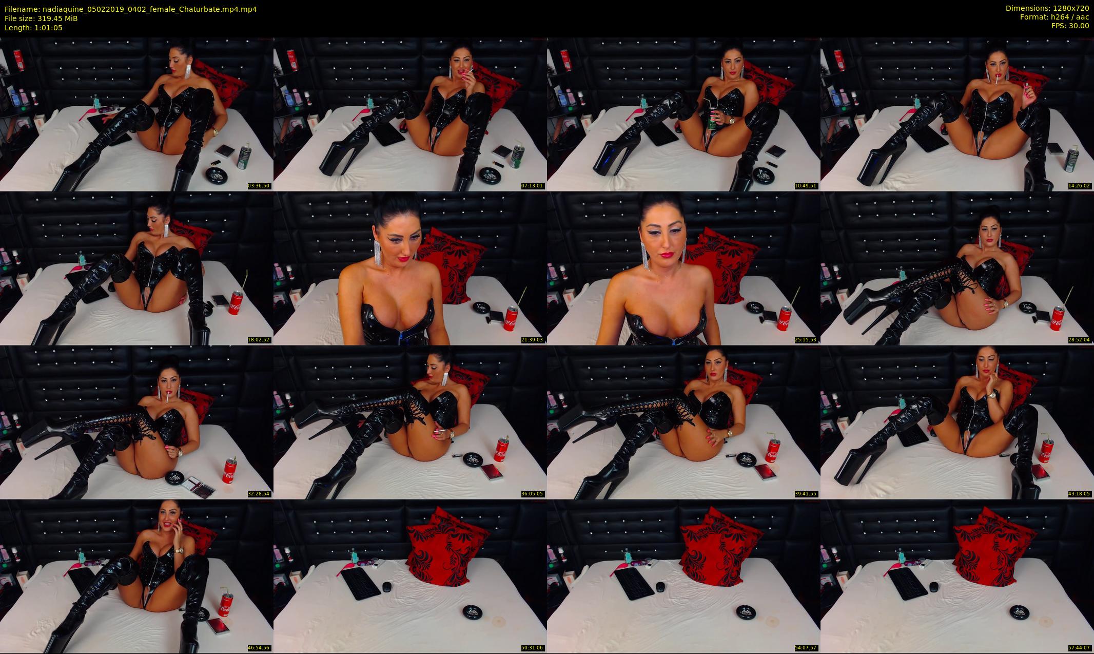 nadiaquine — 62 minute Chaturbate female cam show recording, 720p, Feb 5, 2019