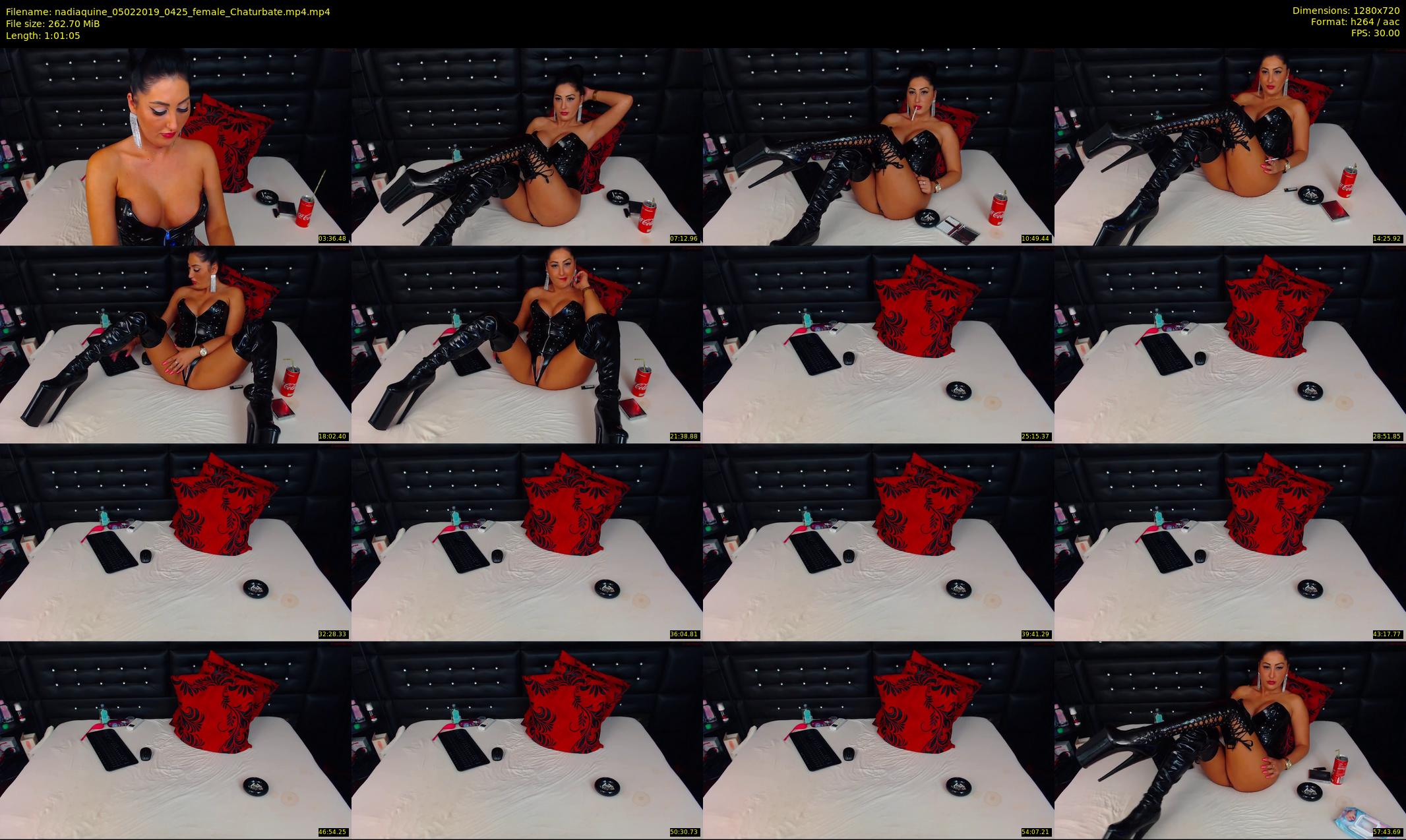 nadiaquine — 62 minute Chaturbate female cam show recording, 720p, Feb 5, 2019