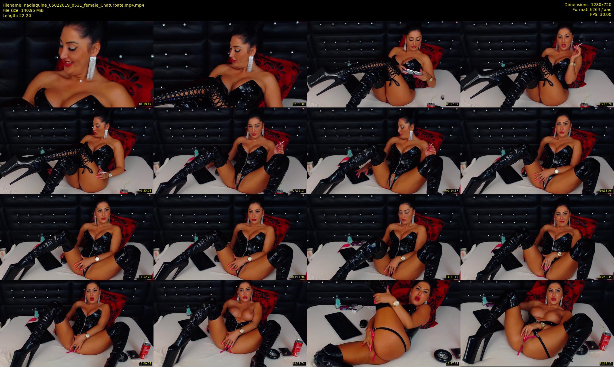 nadiaquine — 23 minute Chaturbate female cam show recording, 720p, Feb 5, 2019
