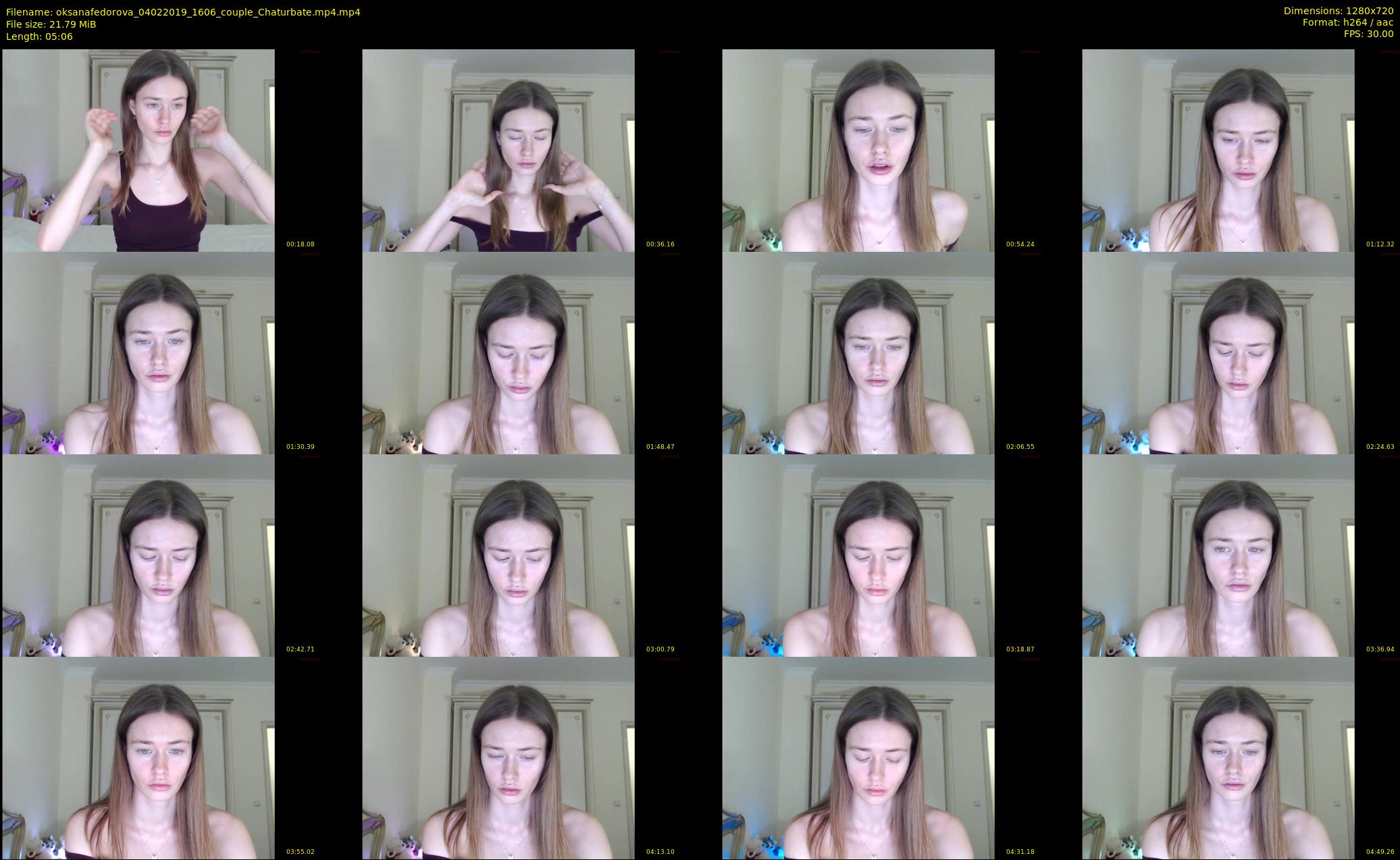 oksanafedorova — 6 minute Chaturbate female cam show recording, 720p, Feb 4, 2019