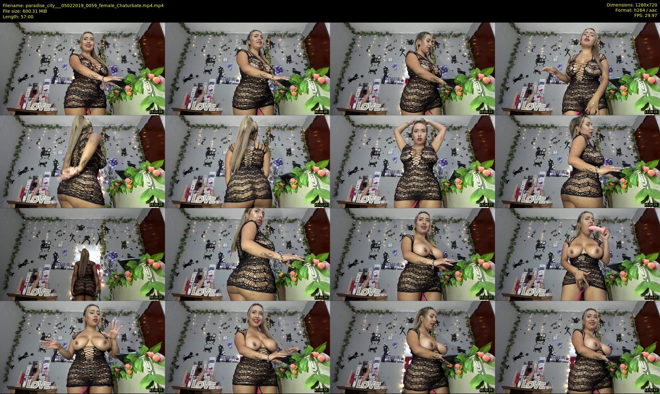 paradise_city__ — 57 minute Chaturbate female cam show recording, 720p, Feb 5, 2019