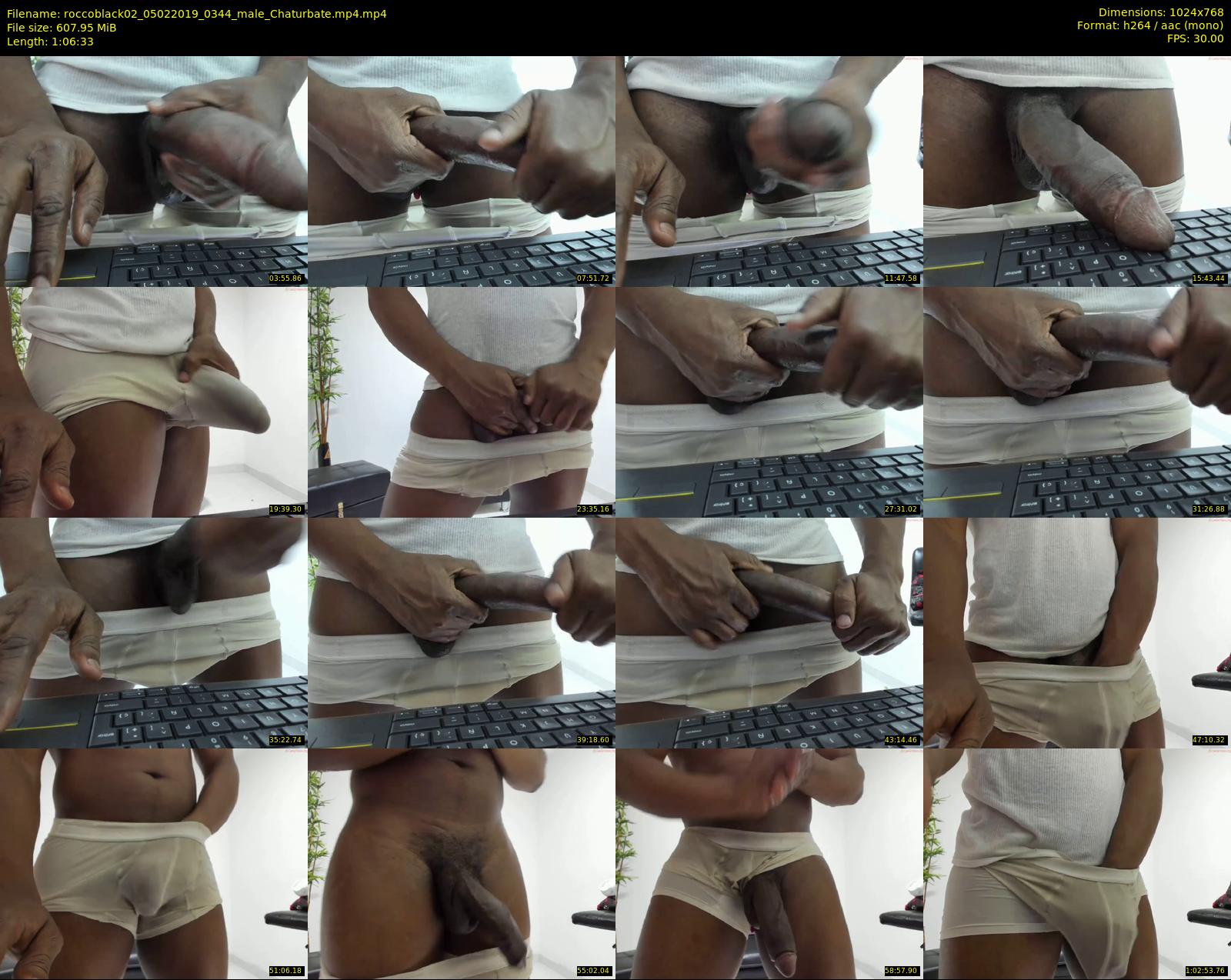 roccoblack02 — 67 minute Chaturbate male cam show recording, 720p, Feb 5, 2019