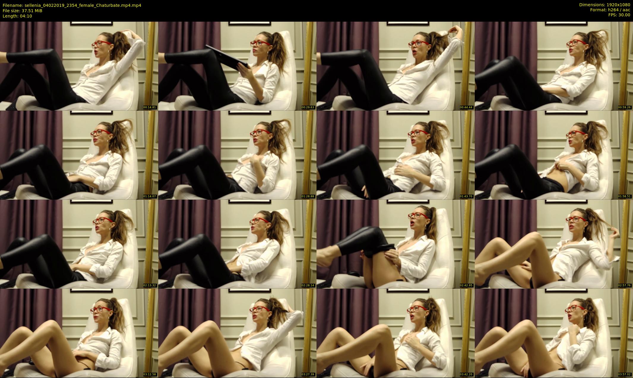 sellenia — 5 minute Chaturbate female cam show recording, 1080p, Feb 4, 2019