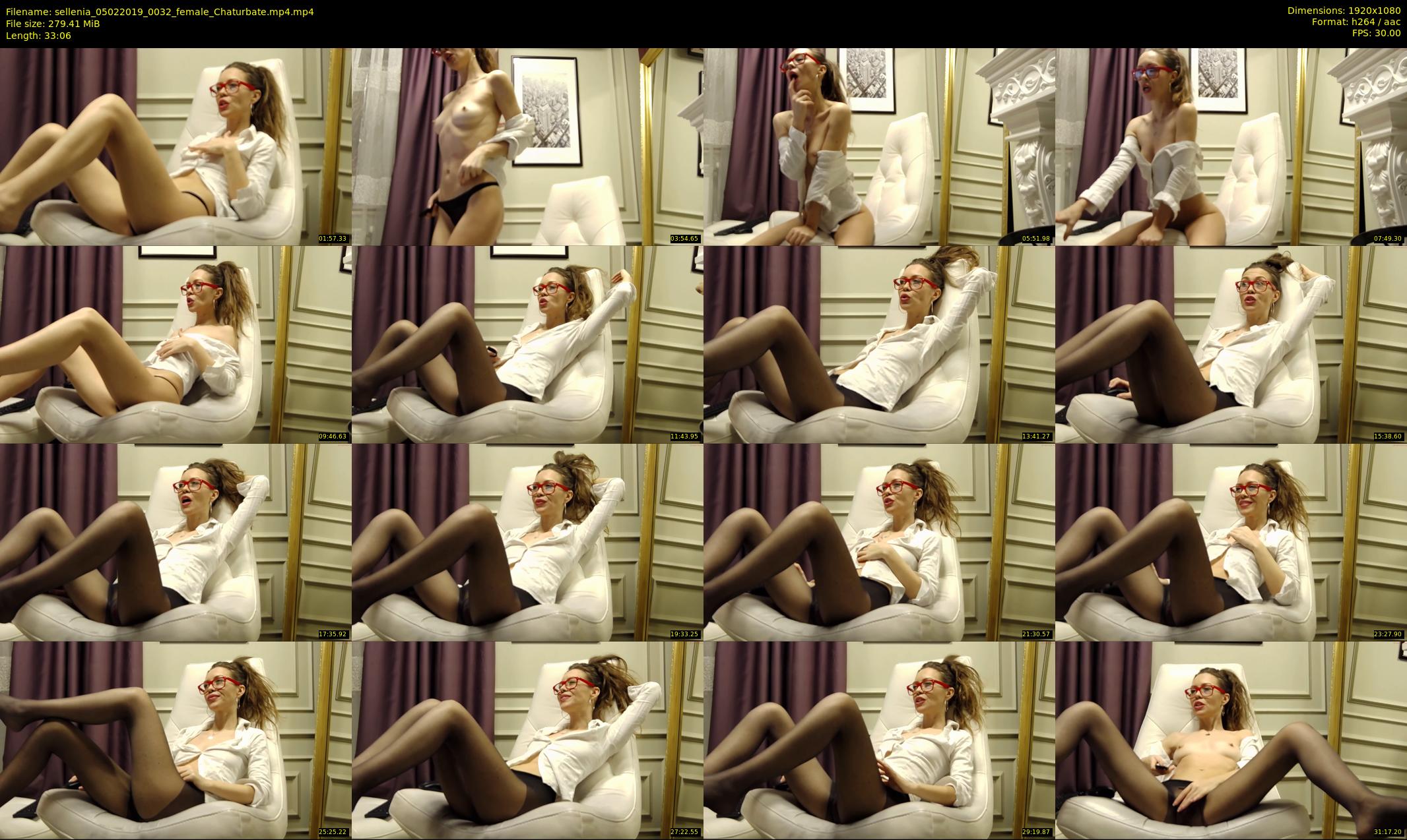 sellenia — 34 minute Chaturbate female cam show recording, 1080p, Feb 5, 2019