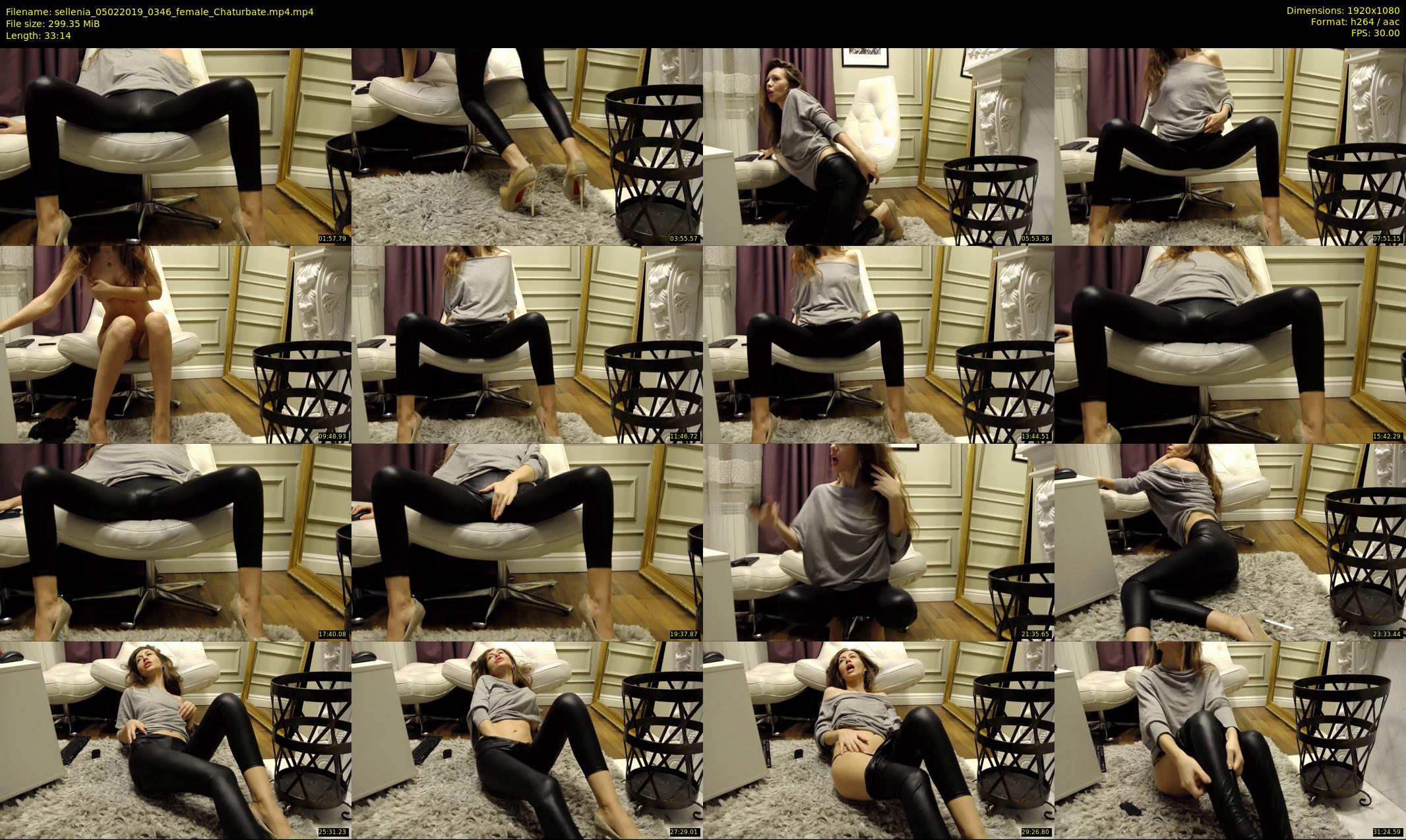 sellenia — 34 minute Chaturbate female cam show recording, 1080p, Feb 5, 2019