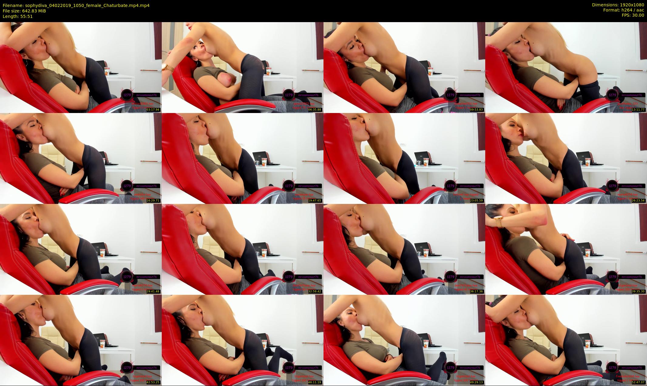 sophydiva — 56 minute Chaturbate female cam show recording, 1080p, Feb 4, 2019