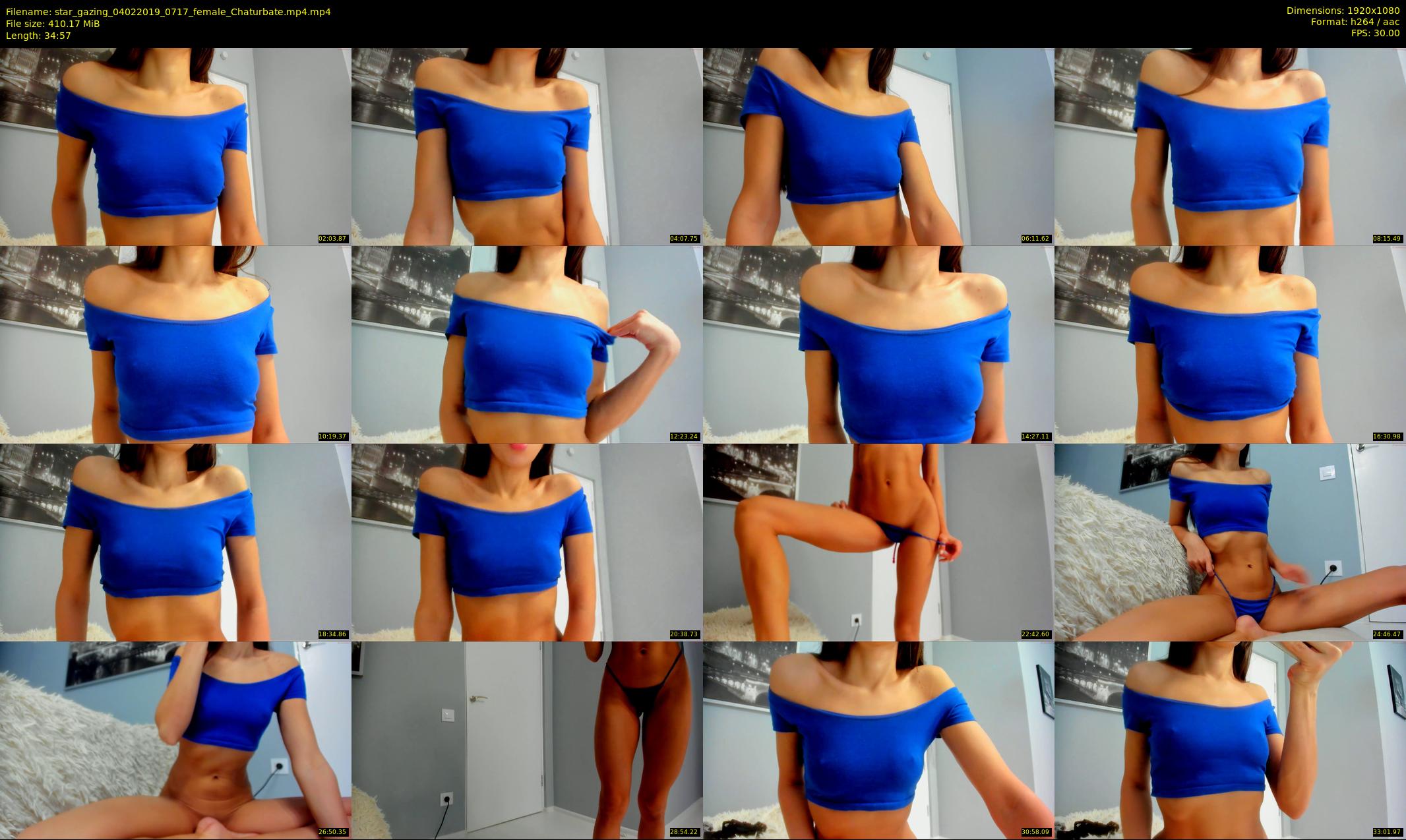 star_gazing — 35 minute Chaturbate female cam show recording, 1080p, Feb 4, 2019