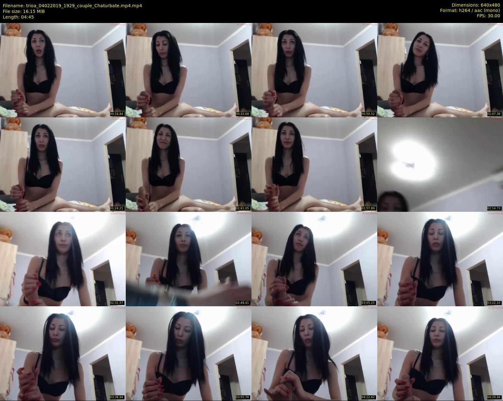 trioa — 5 minute Chaturbate couple cam show recording, 480p, Feb 4, 2019