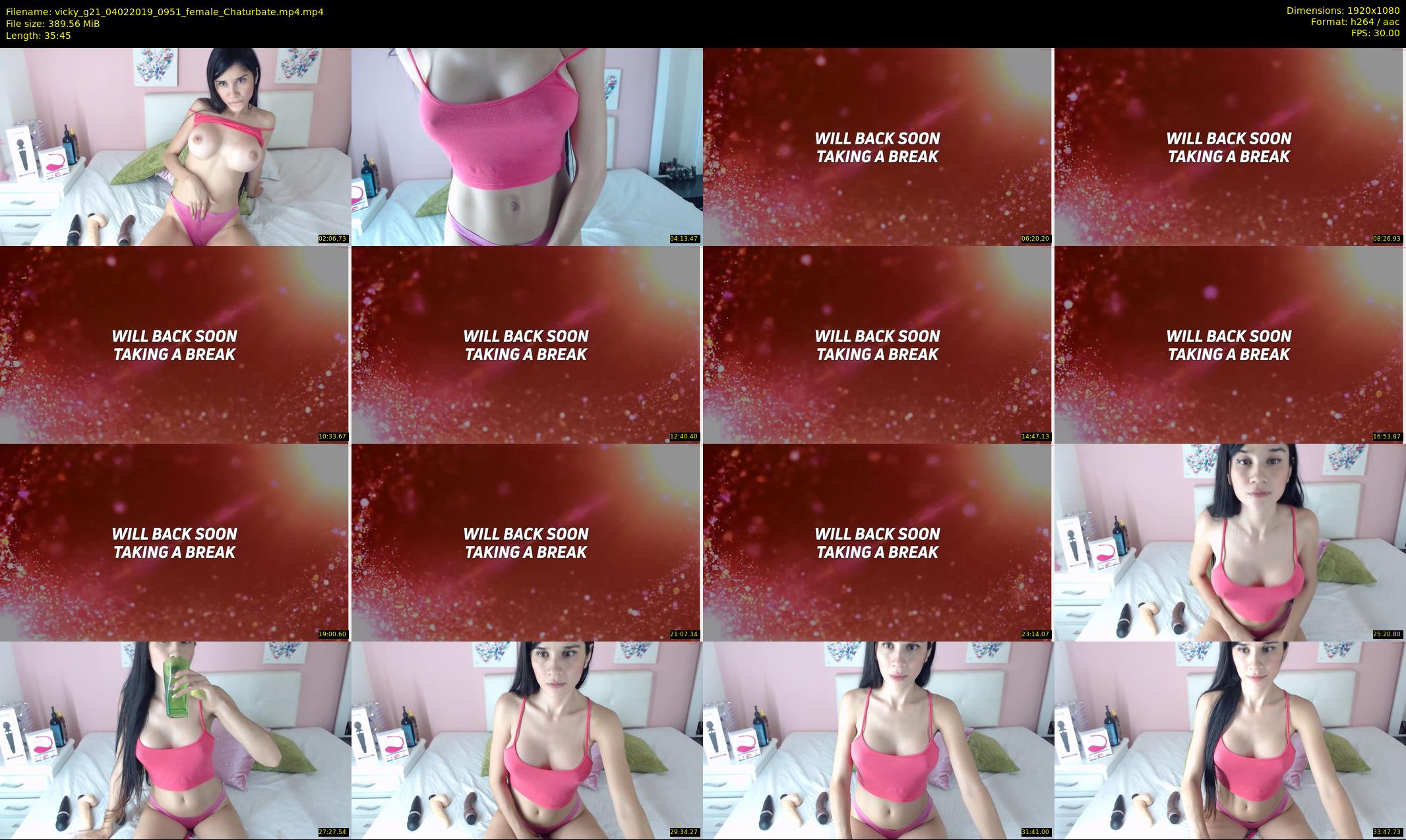 vicky_g21 — 36 minute Chaturbate female cam show recording, 1080p, Feb 4, 2019