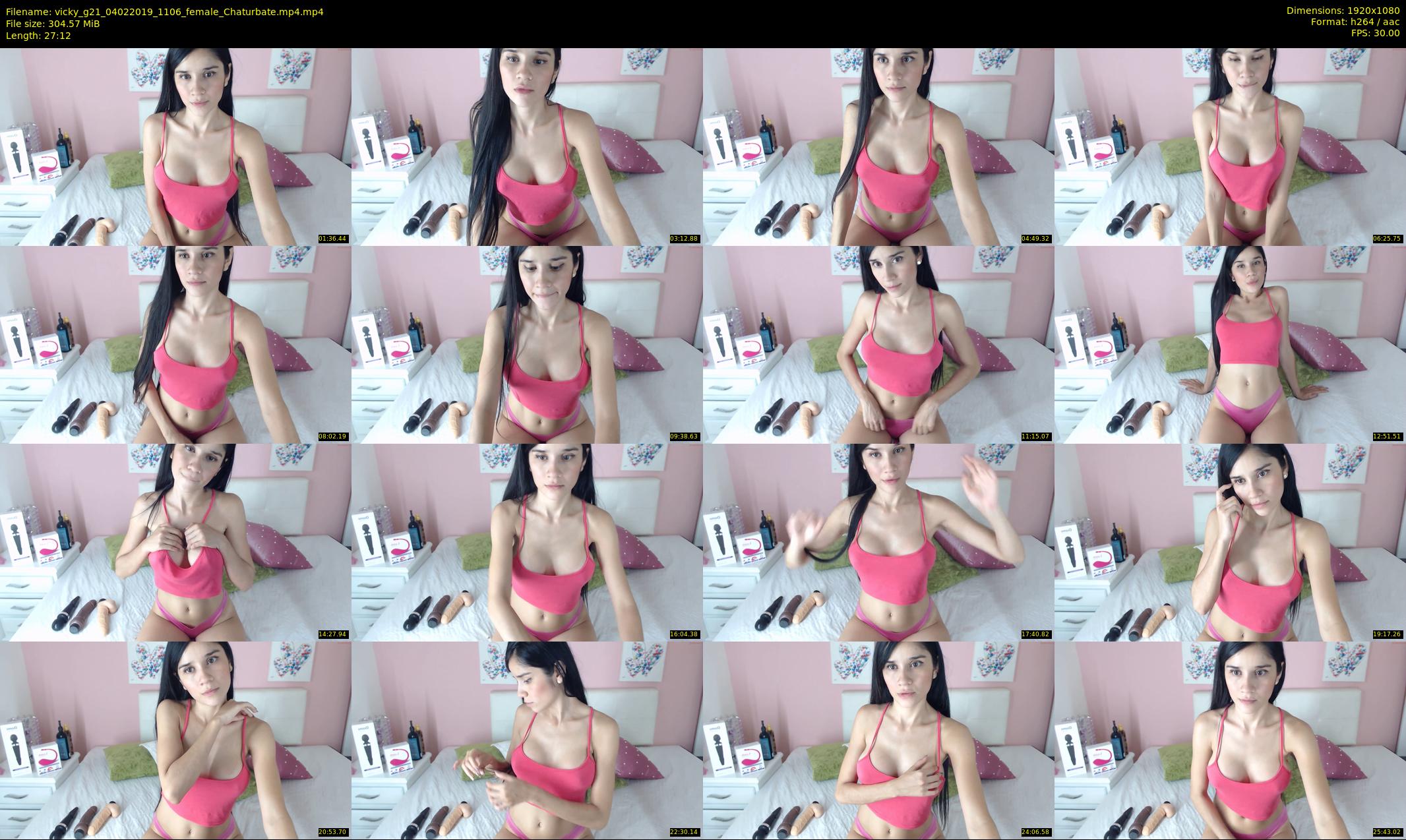 vicky_g21 — 28 minute Chaturbate female cam show recording, 1080p, Feb 4, 2019