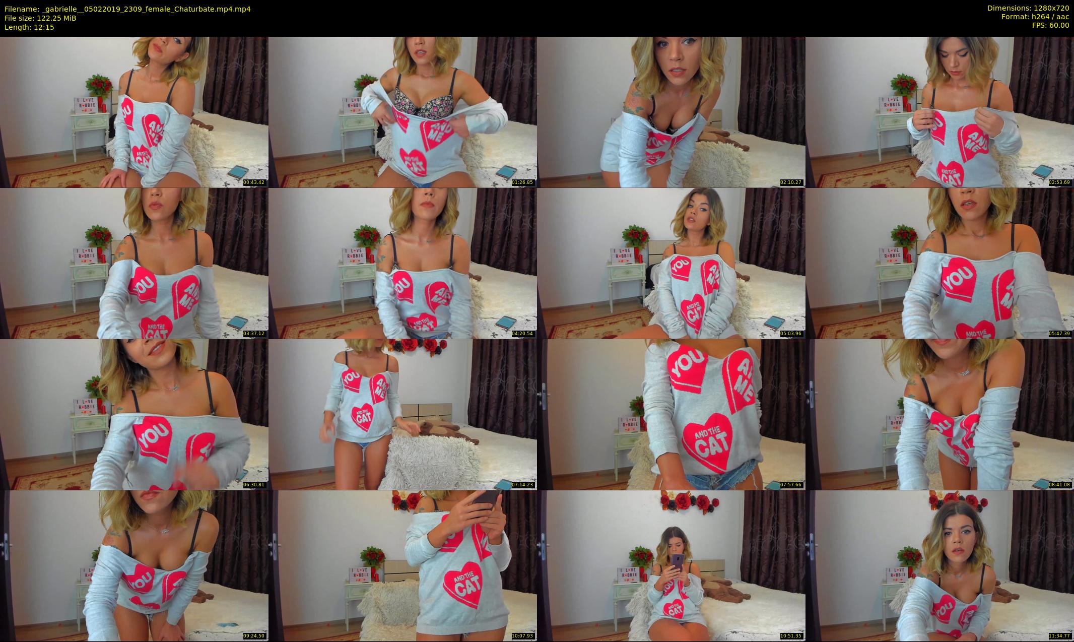 _gabrielle_ — 13 minute Chaturbate female cam show recording, 720p, Feb 5, 2019