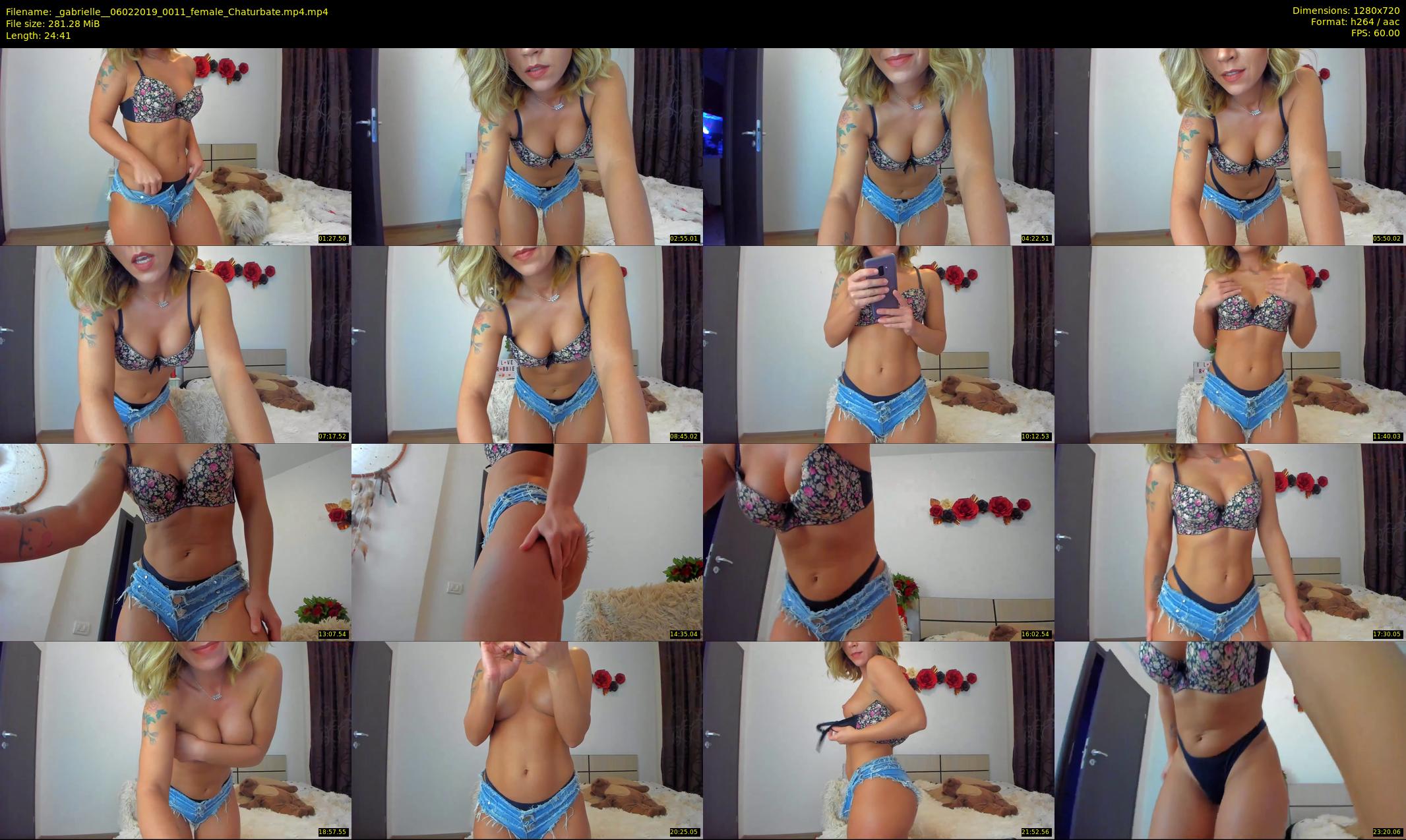 _gabrielle_ — 25 minute Chaturbate female cam show recording, 720p, Feb 6, 2019