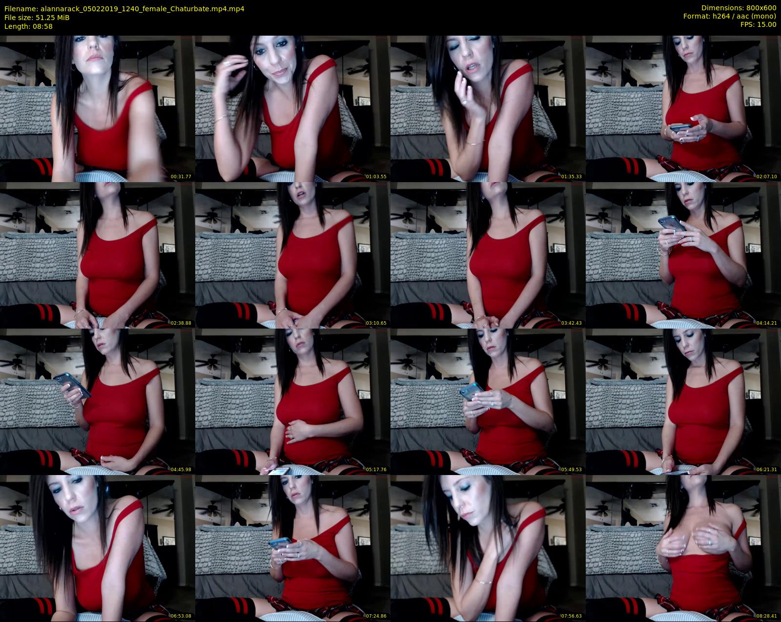 alannarack — 9 minute Chaturbate female cam show recording, 480p, Feb 5, 2019