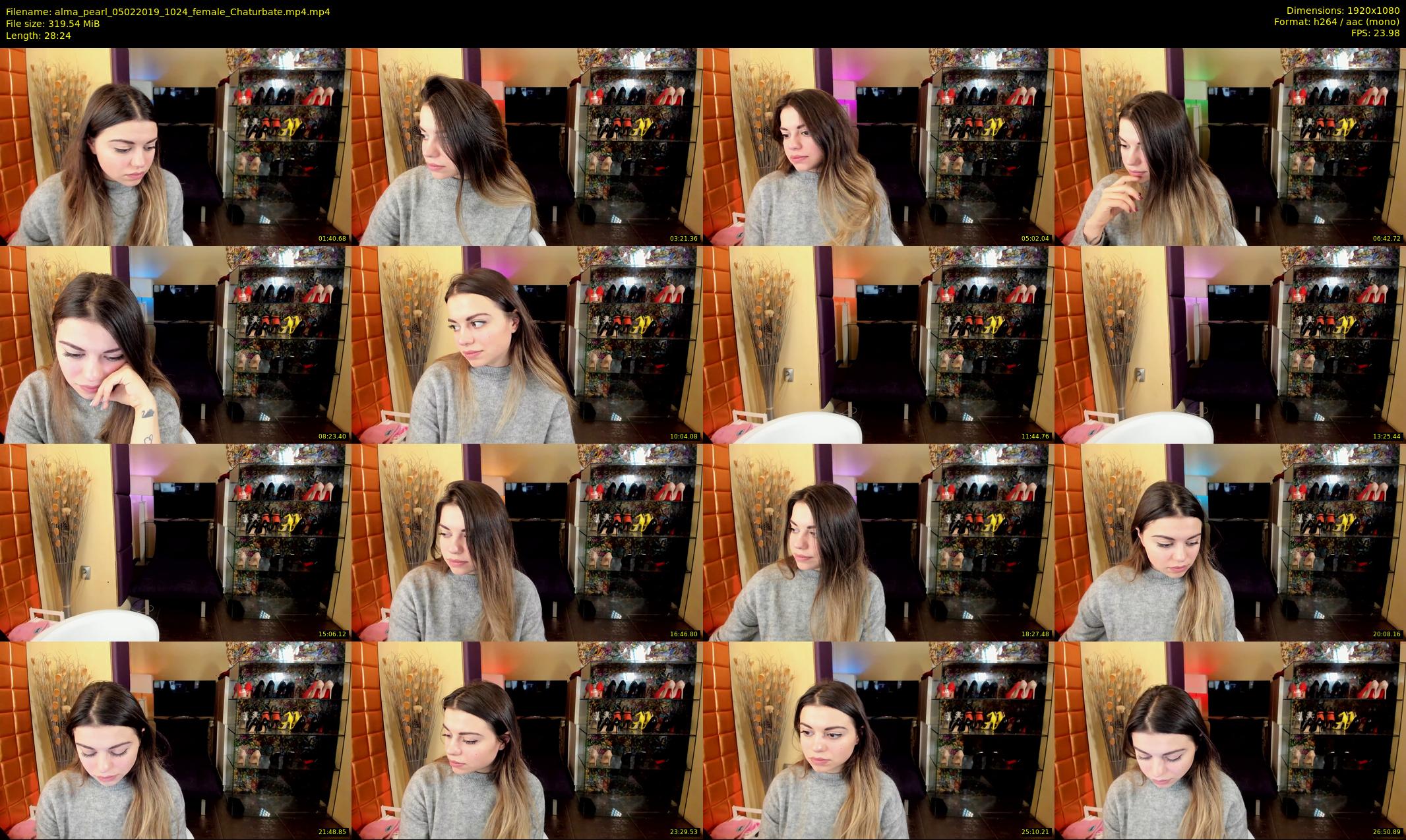 alma_pearl — 29 minute Chaturbate female cam show recording, 1080p, Feb 5, 2019
