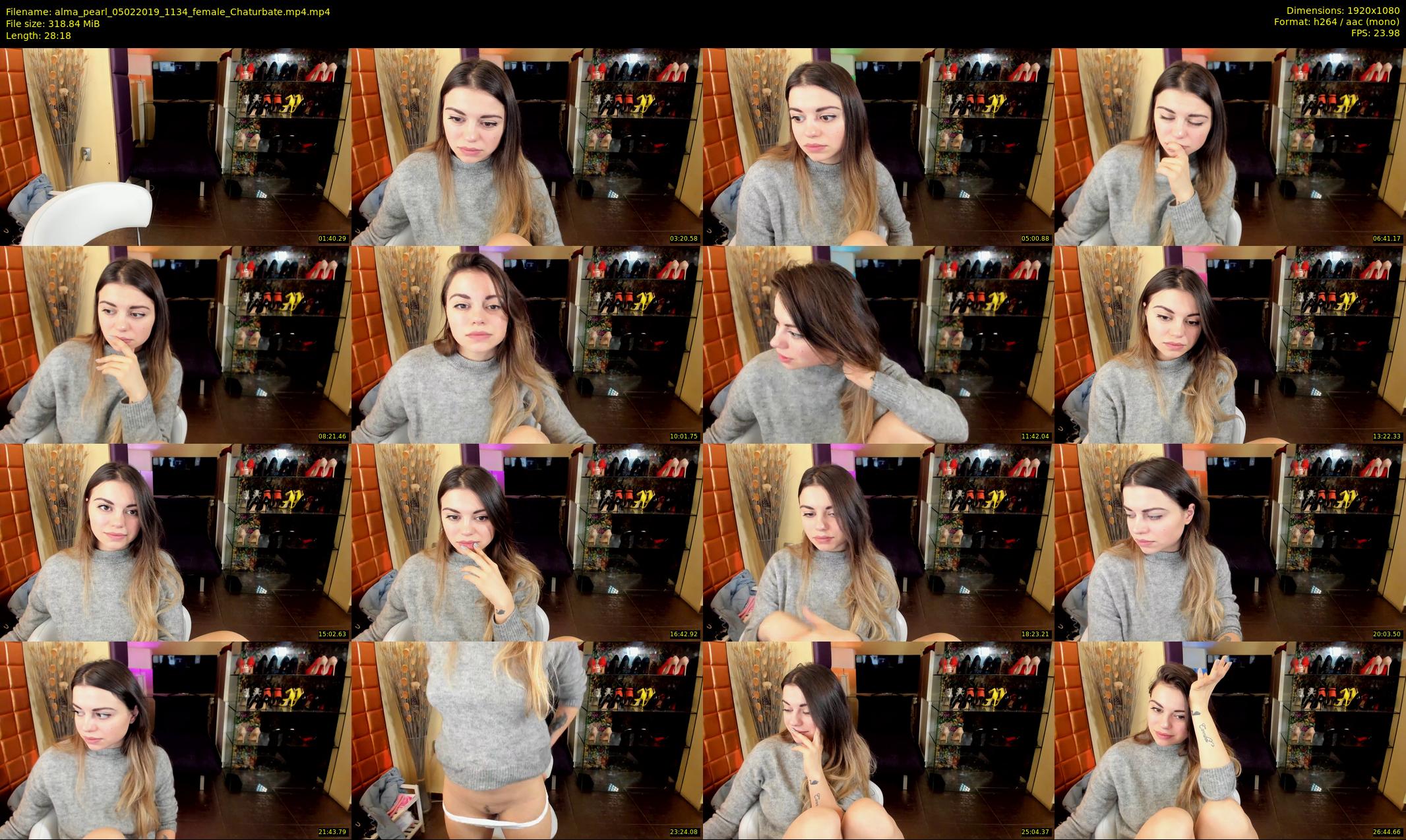 alma_pearl — 29 minute Chaturbate female cam show recording, 1080p, Feb 5, 2019