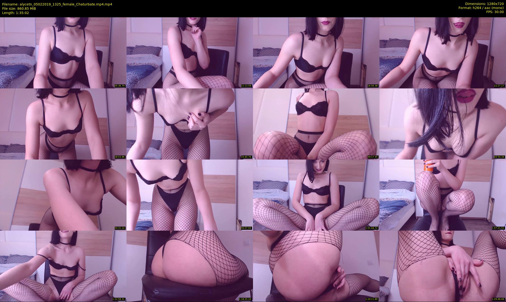 alycetn — 96 minute Chaturbate female cam show recording, 720p, Feb 5, 2019