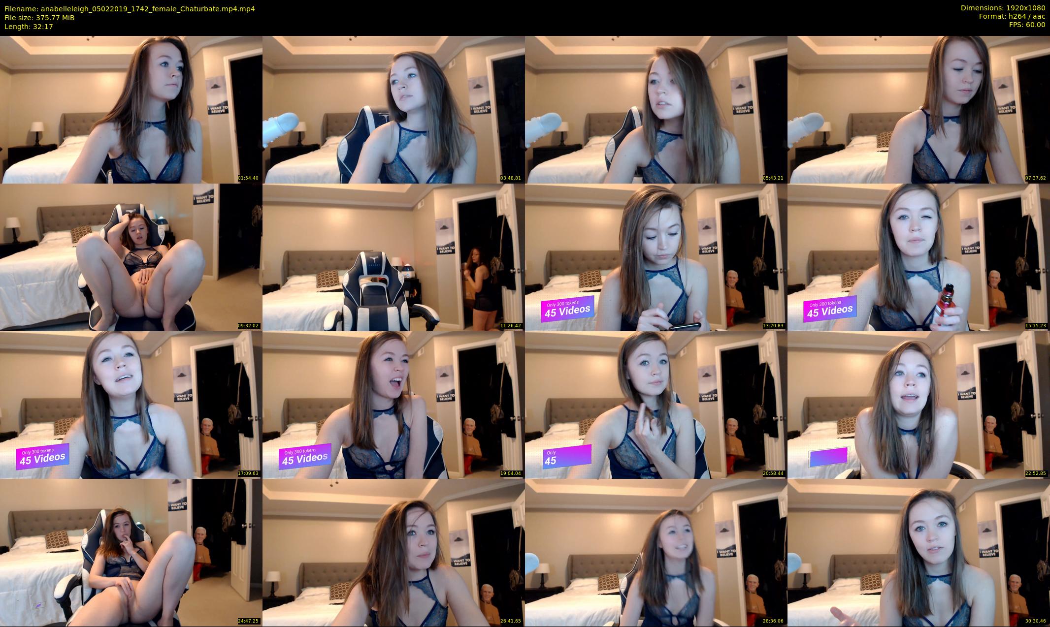 anabelleleigh — 33 minute Chaturbate female cam show recording, 1080p, Feb 5, 2019