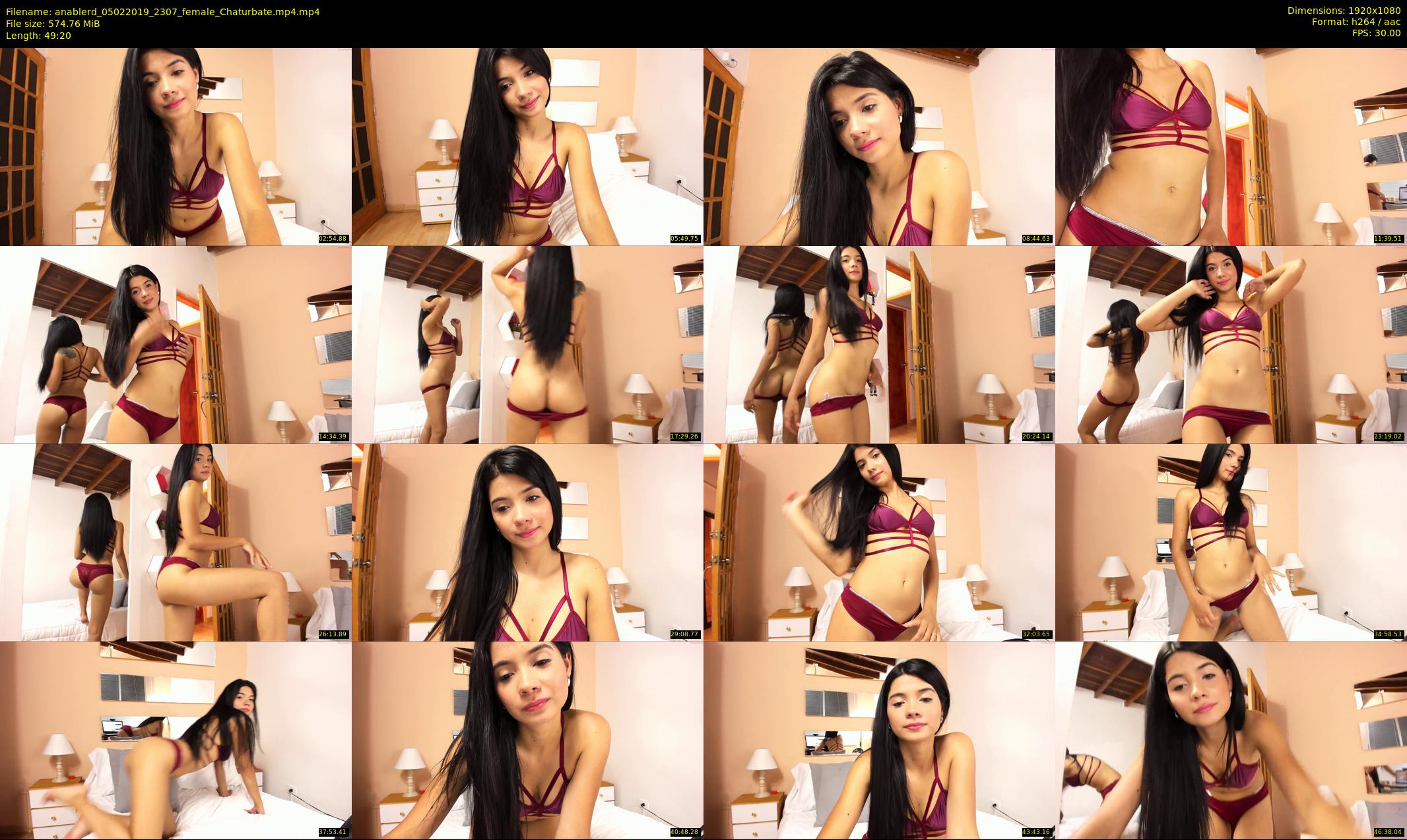anablerd — 50 minute Chaturbate female cam show recording, 1080p, Feb 5, 2019