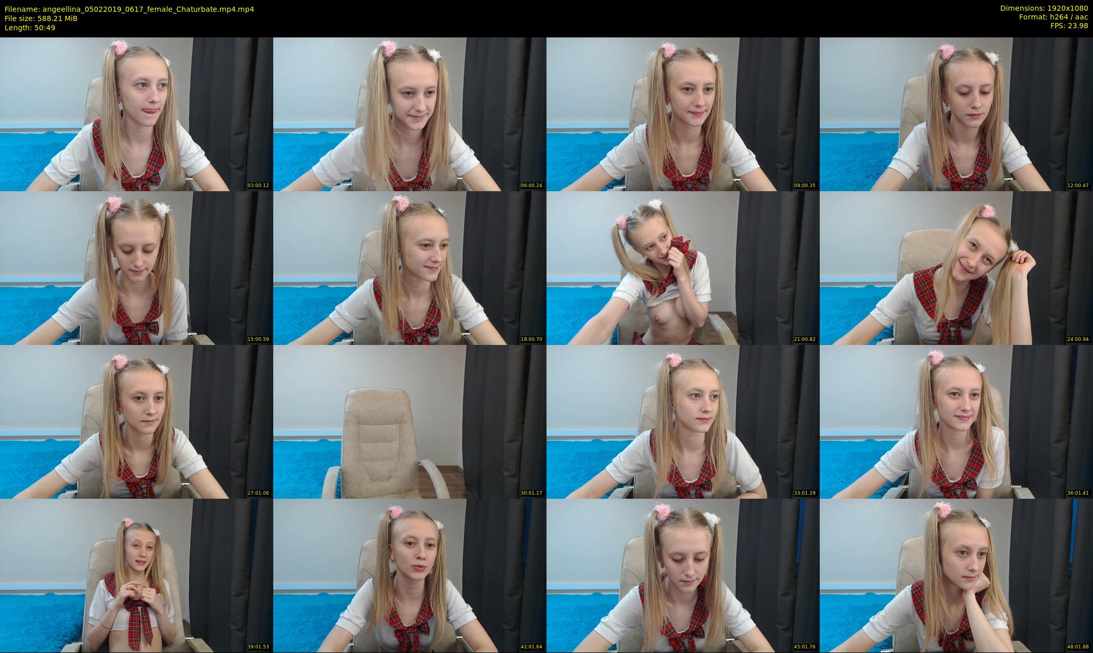 angeellina — 51 minute Chaturbate female cam show recording, 1080p, Feb 5, 2019