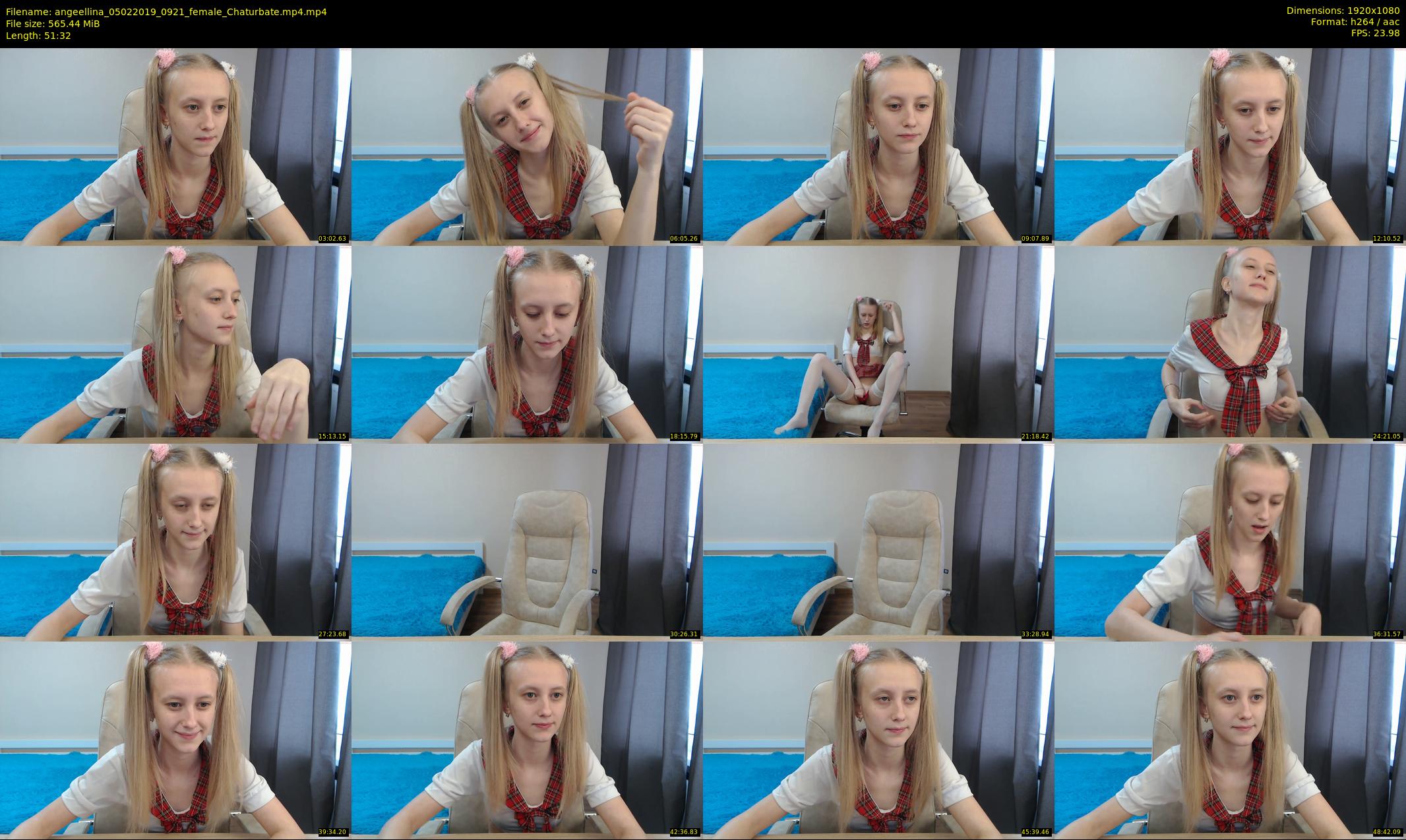 angeellina — 52 minute Chaturbate female cam show recording, 1080p, Feb 5, 2019