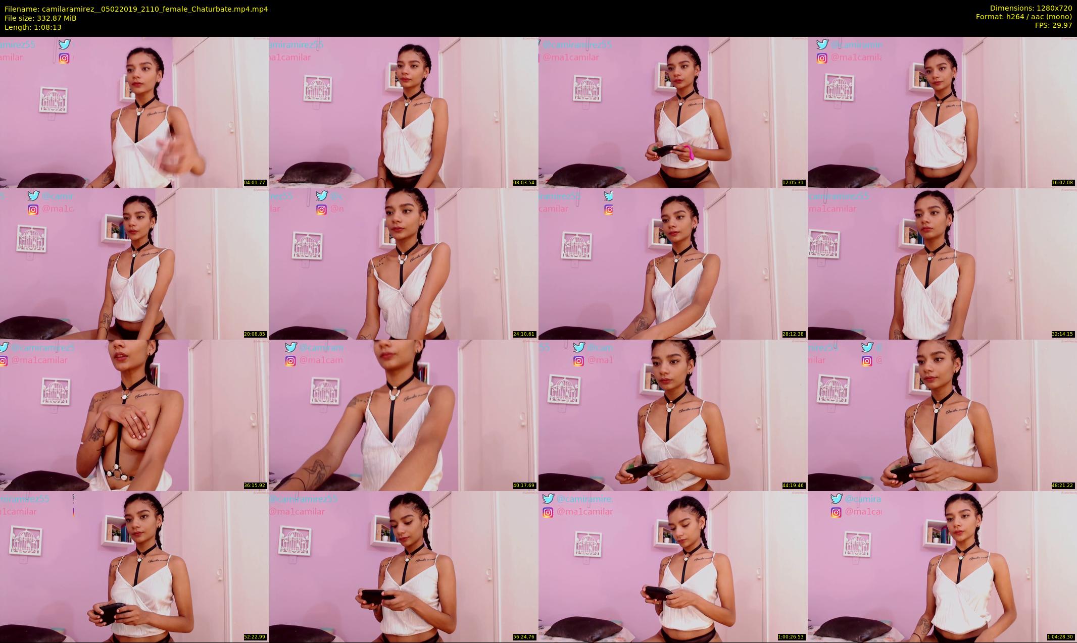 camilaramirez_ — 69 minute Chaturbate female cam show recording, 720p, Feb 5, 2019