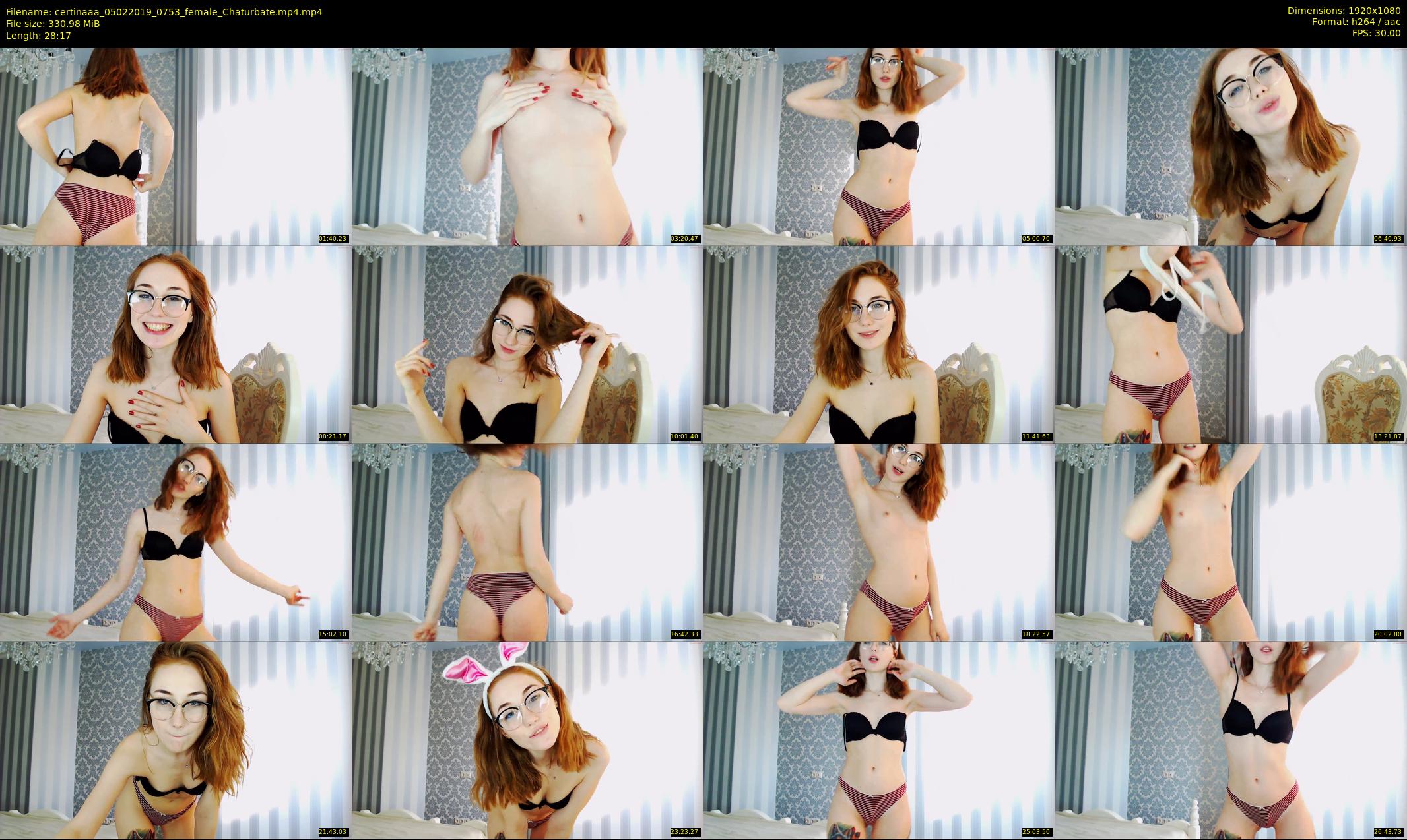 certinaaa — 29 minute Chaturbate female cam show recording, 1080p, Feb 5, 2019