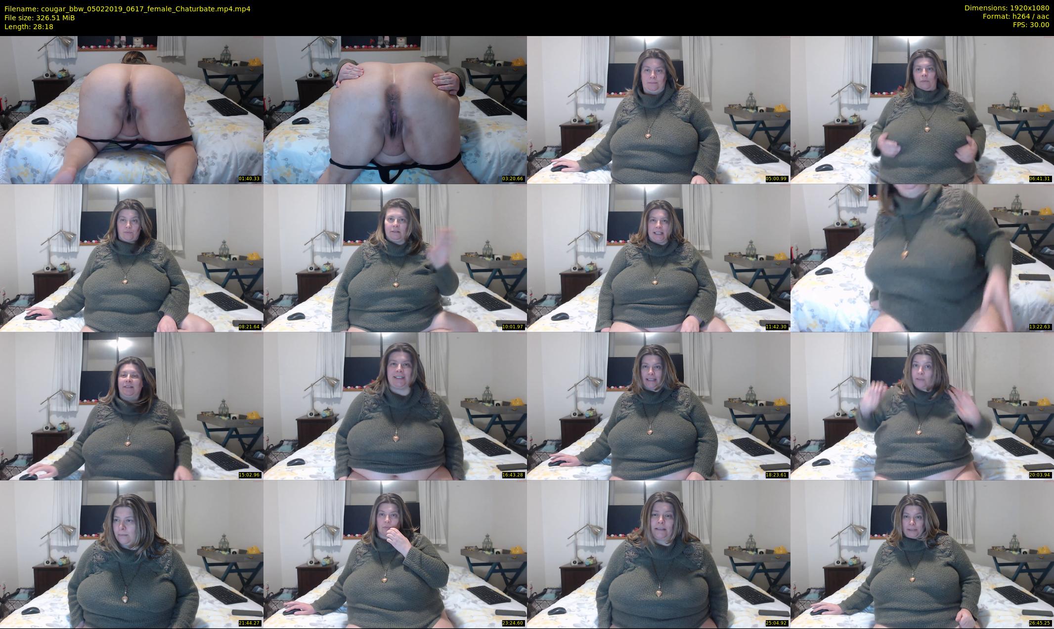cougar_bbw — 29 minute Chaturbate female cam show recording, 1080p, Feb 5, 2019