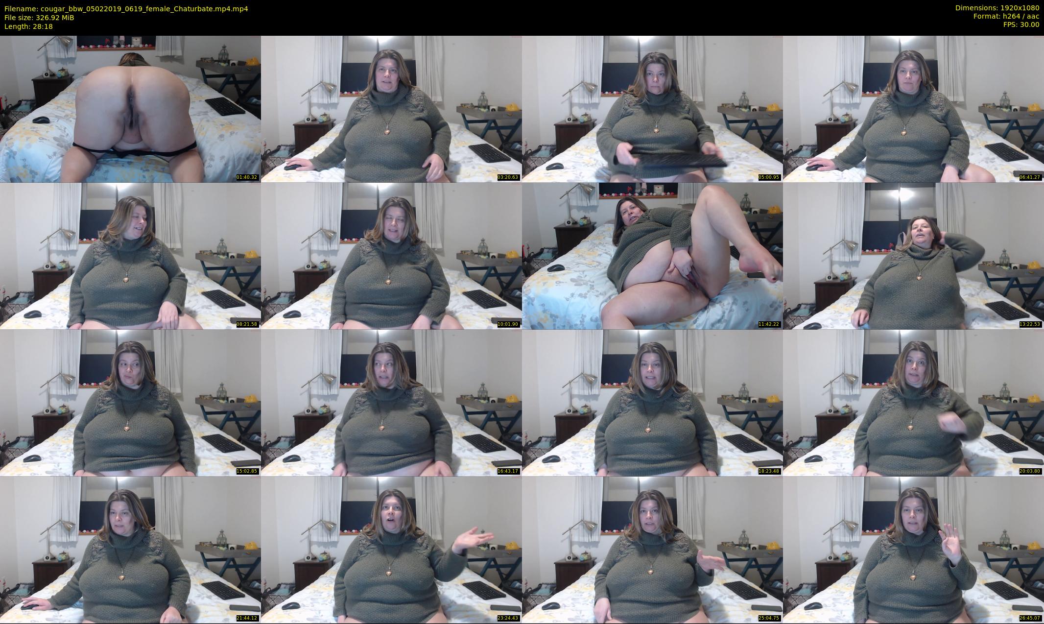 cougar_bbw — 29 minute Chaturbate female cam show recording, 1080p, Feb 5, 2019