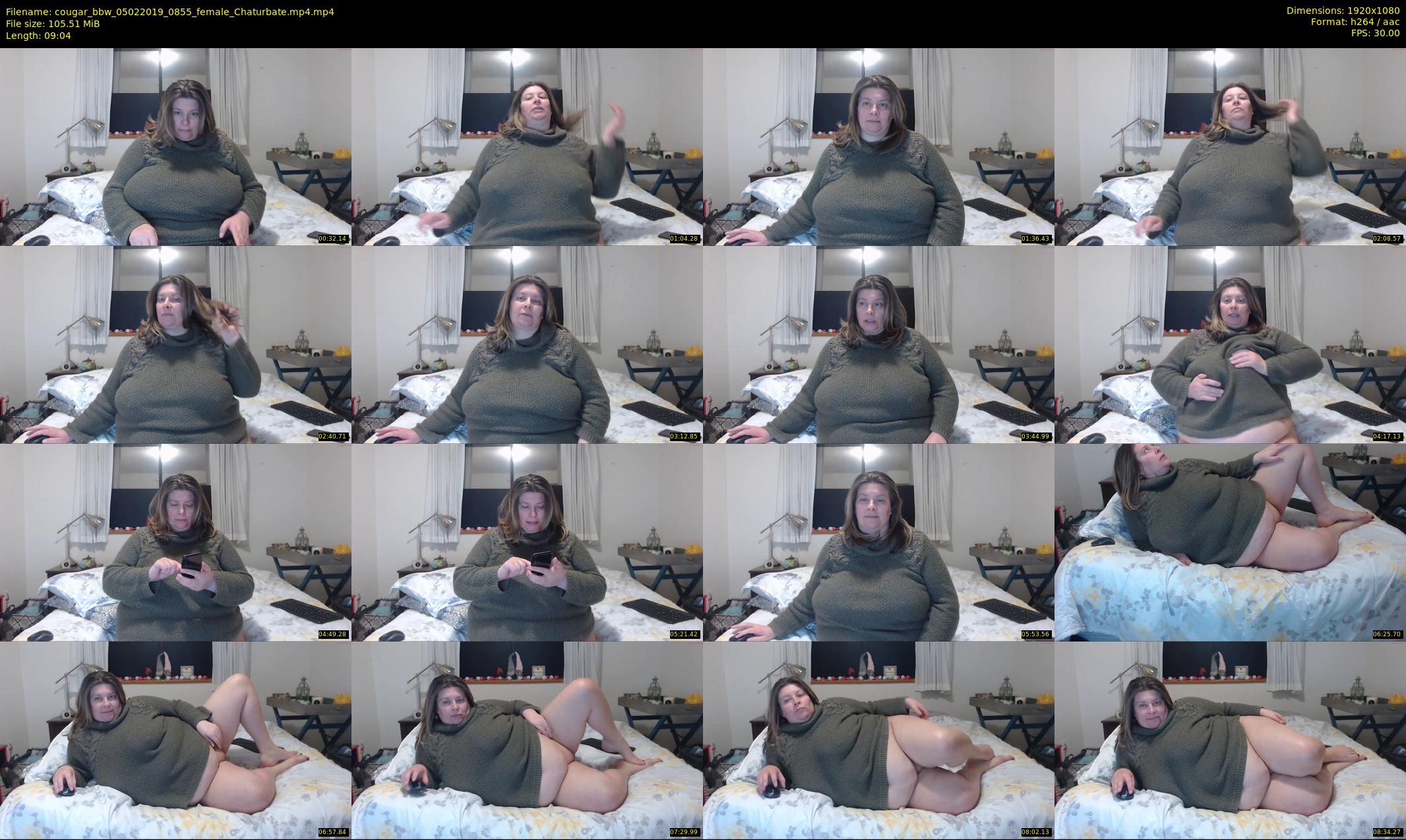 cougar_bbw — 10 minute Chaturbate female cam show recording, 1080p, Feb 5, 2019