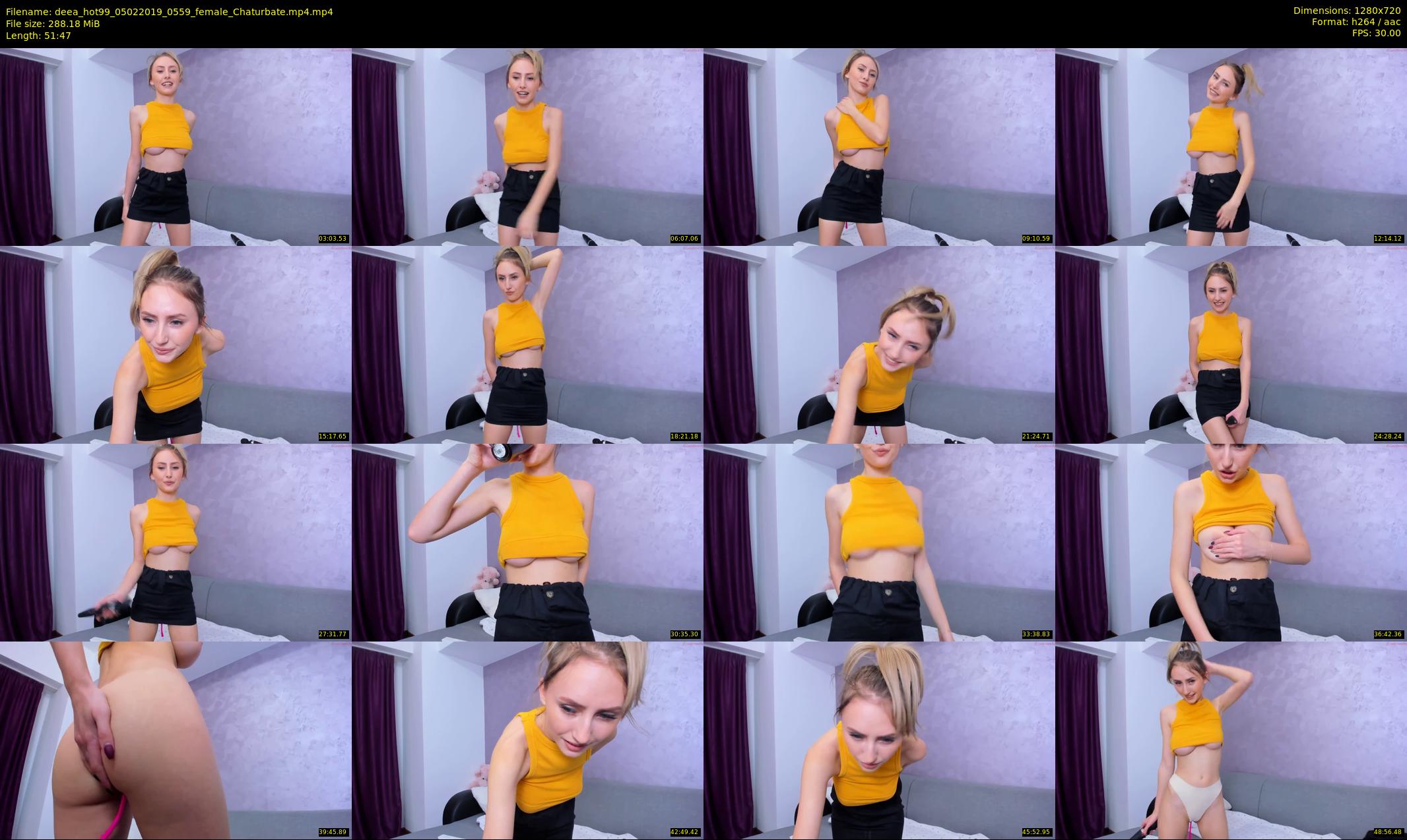 deea_hot99 — 52 minute Chaturbate female cam show recording, 720p, Feb 5, 2019