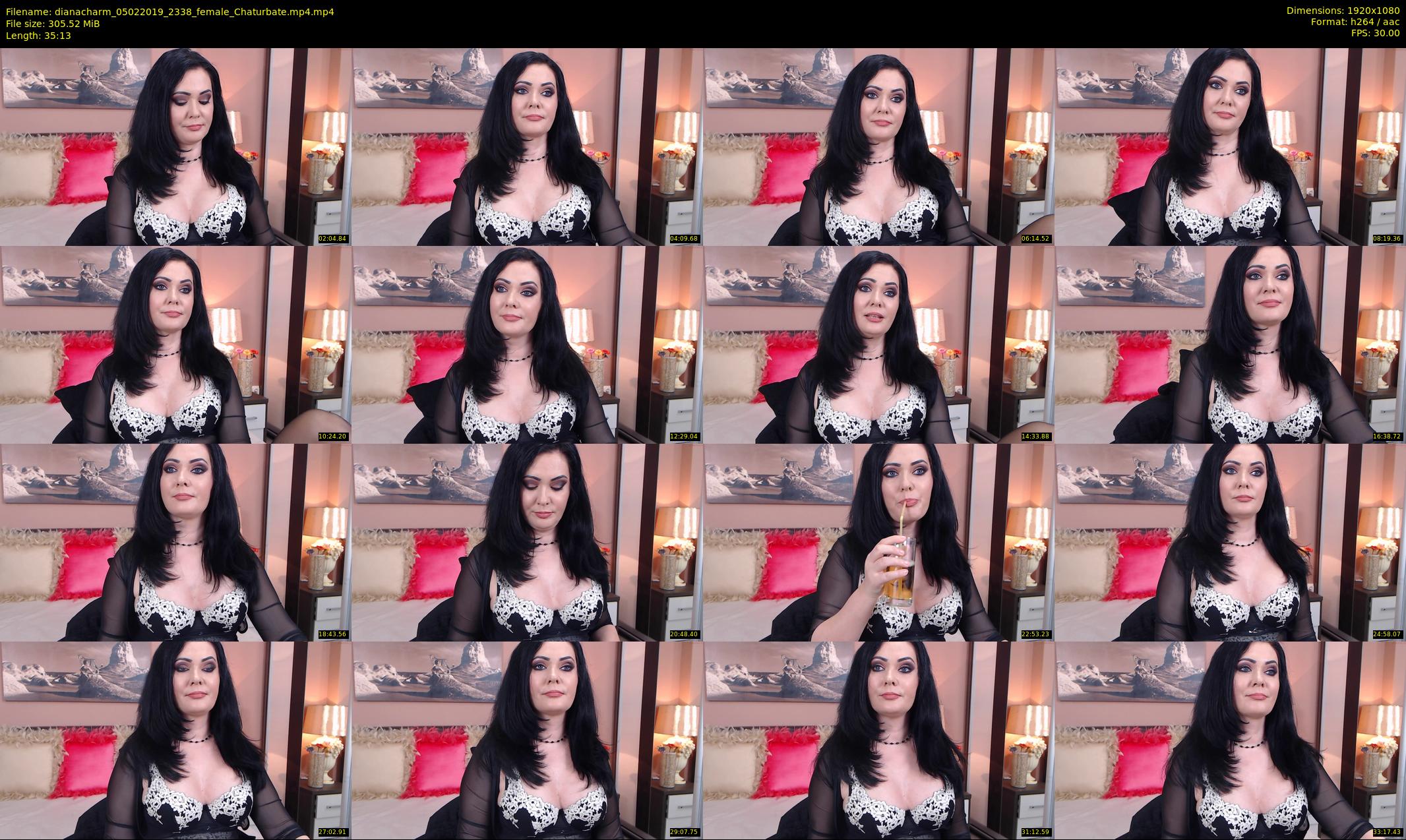 dianacharm — 36 minute Chaturbate female cam show recording, 1080p, Feb 5, 2019