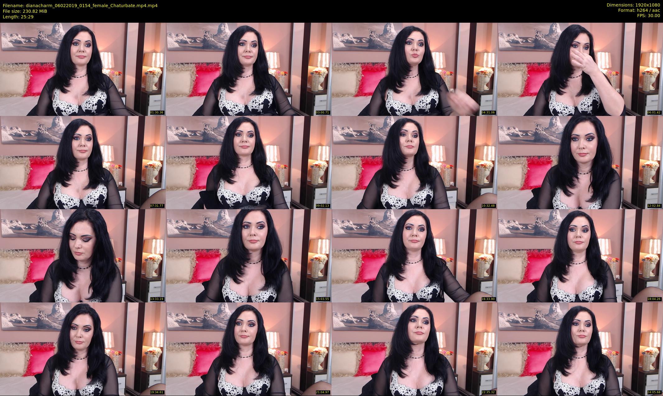 dianacharm — 26 minute Chaturbate female cam show recording, 1080p, Feb 6, 2019
