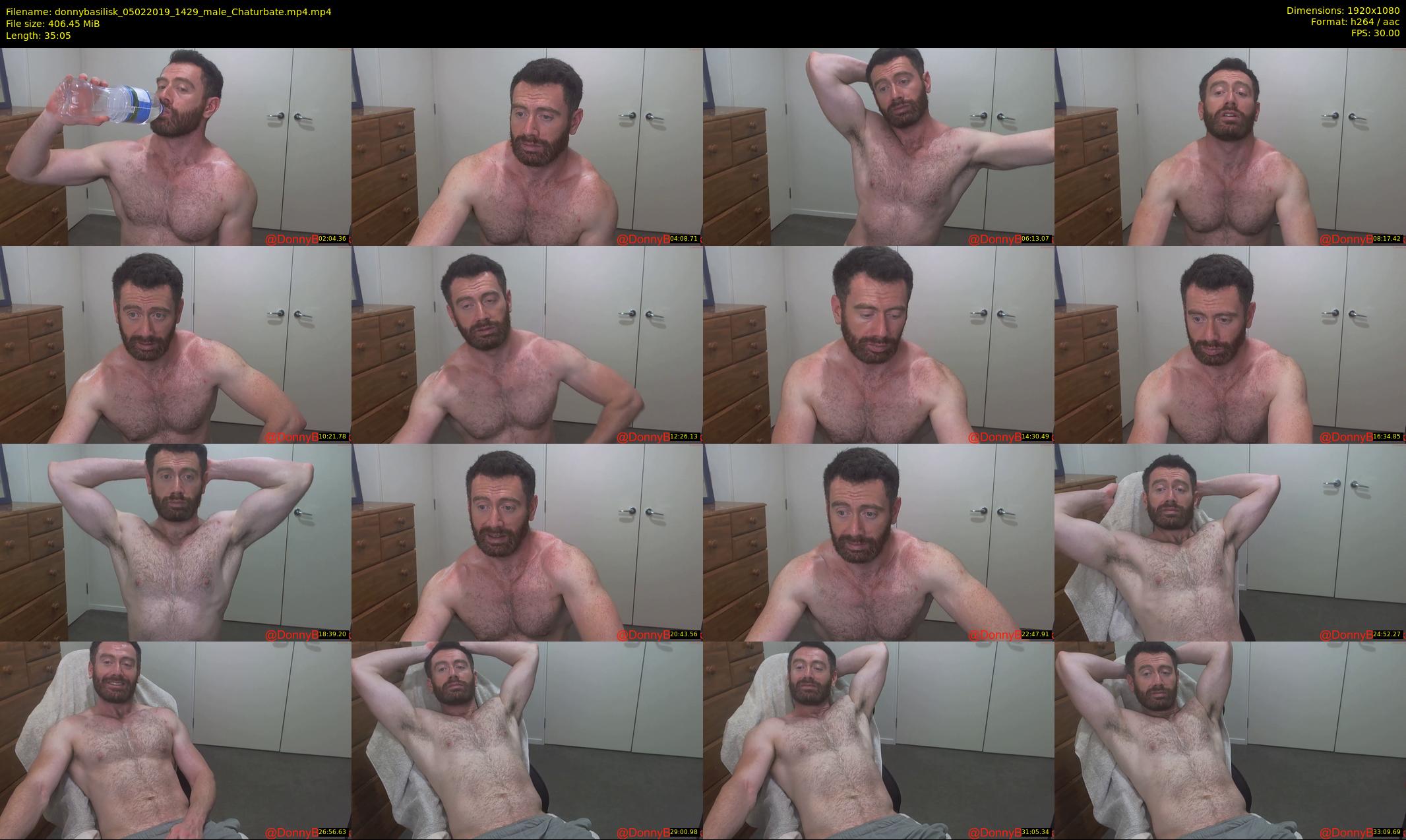 donnybasilisk — 36 minute Chaturbate male cam show recording, 1080p, Feb 5, 2019