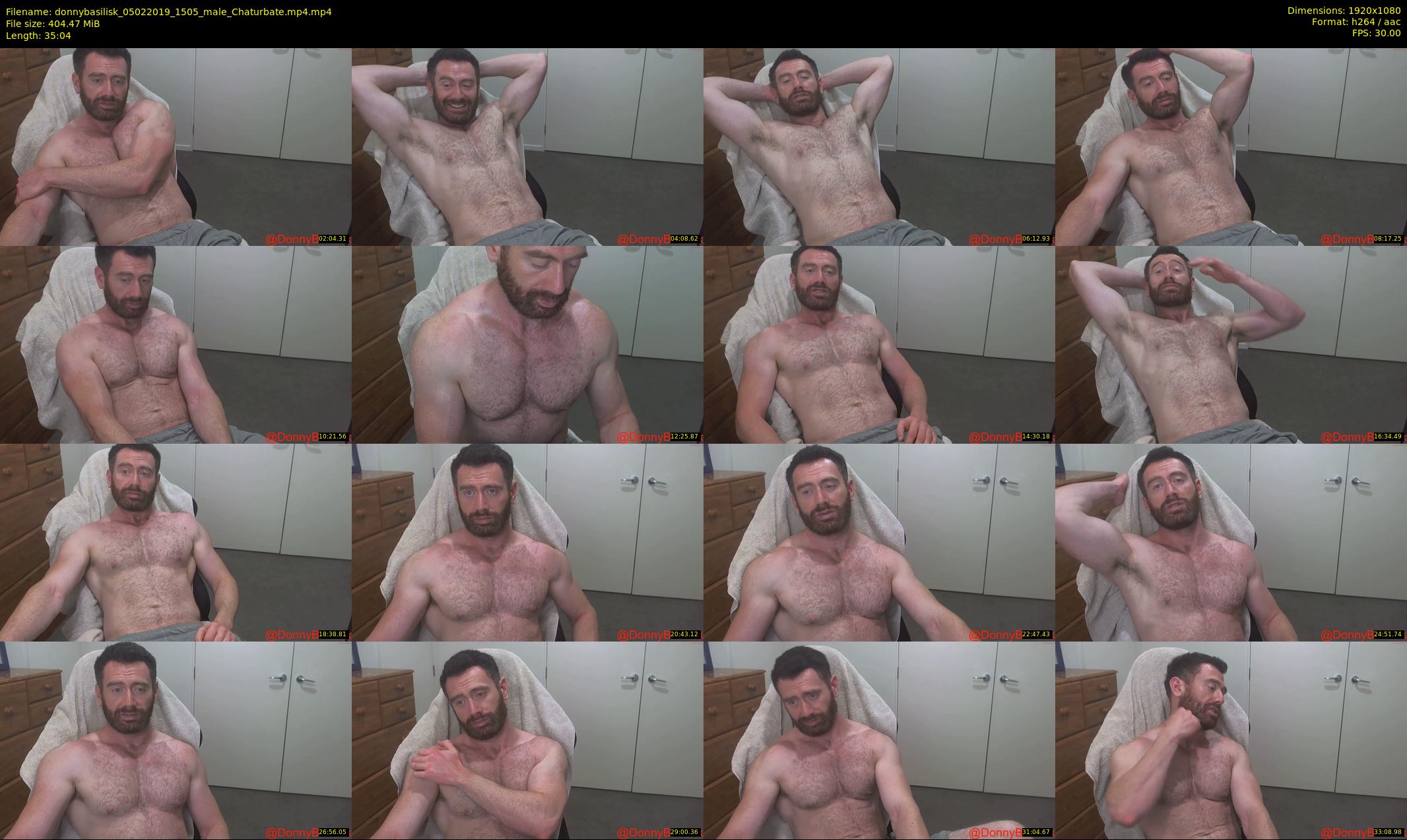 donnybasilisk — 36 minute Chaturbate male cam show recording, 1080p, Feb 5, 2019