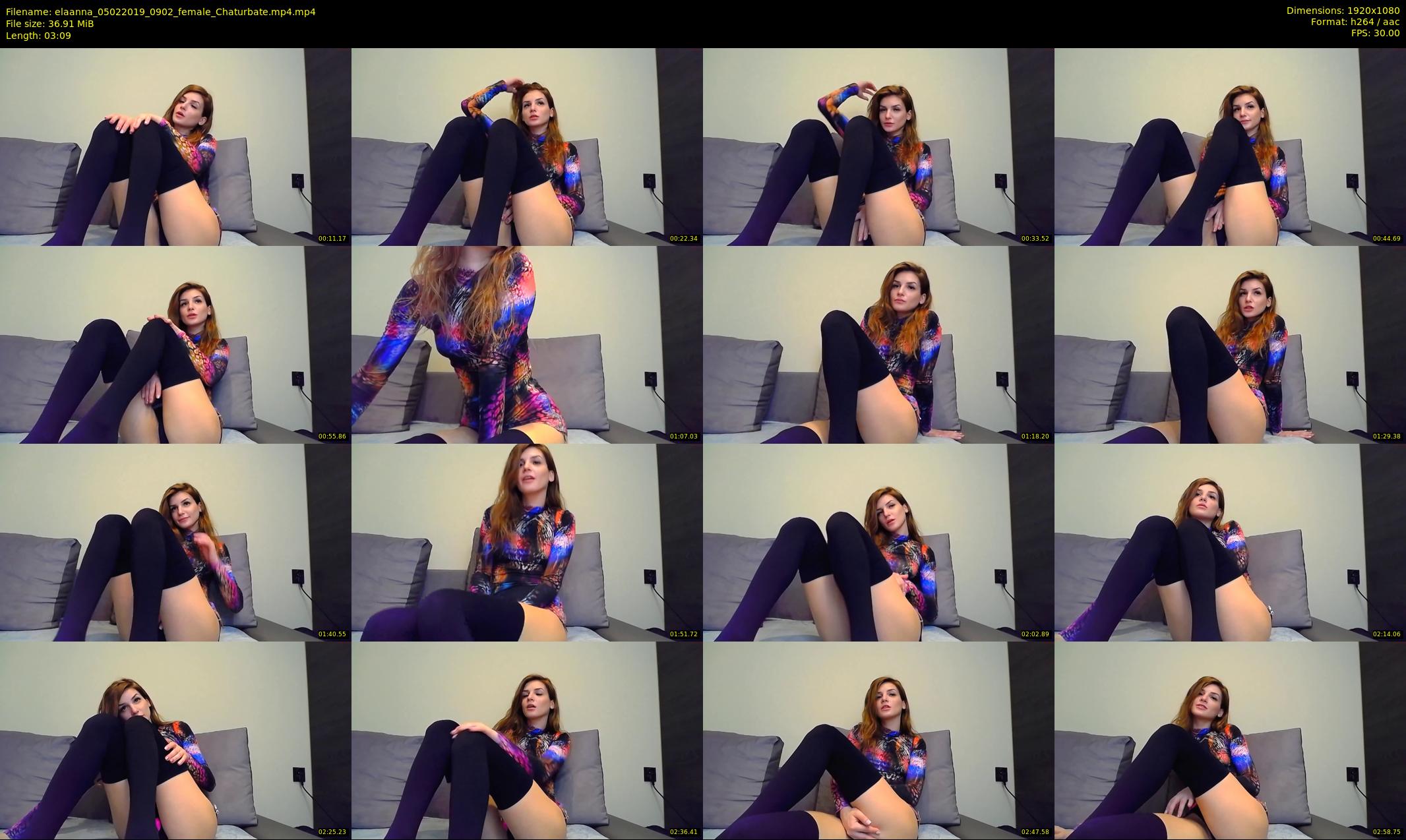 elaanna — 4 minute Chaturbate female cam show recording, 1080p, Feb 5, 2019