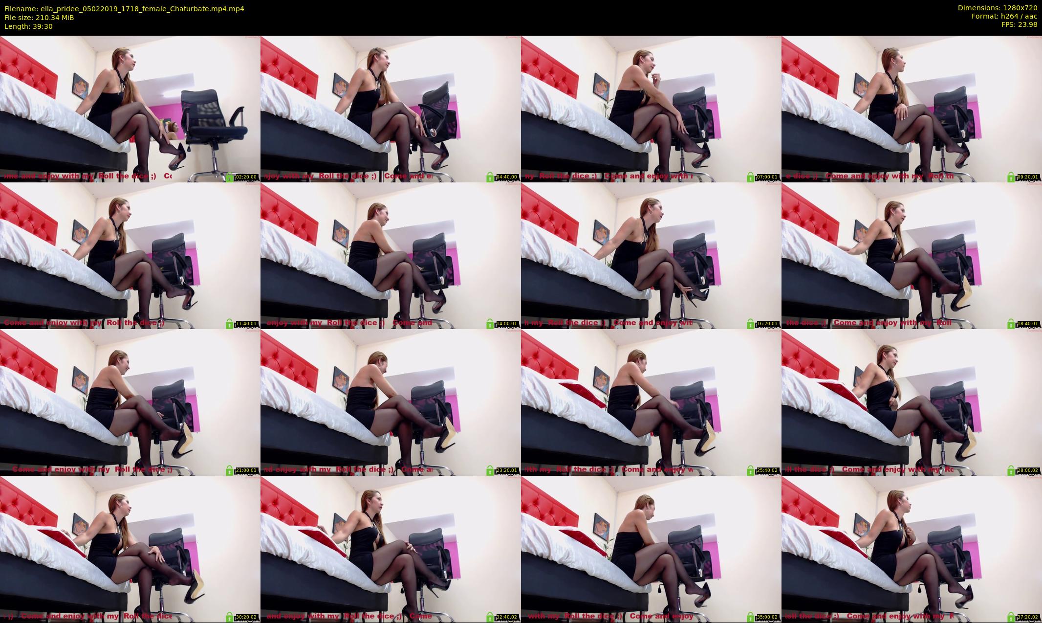 ella_pridee — 40 minute Chaturbate female cam show recording, 720p, Feb 5, 2019
