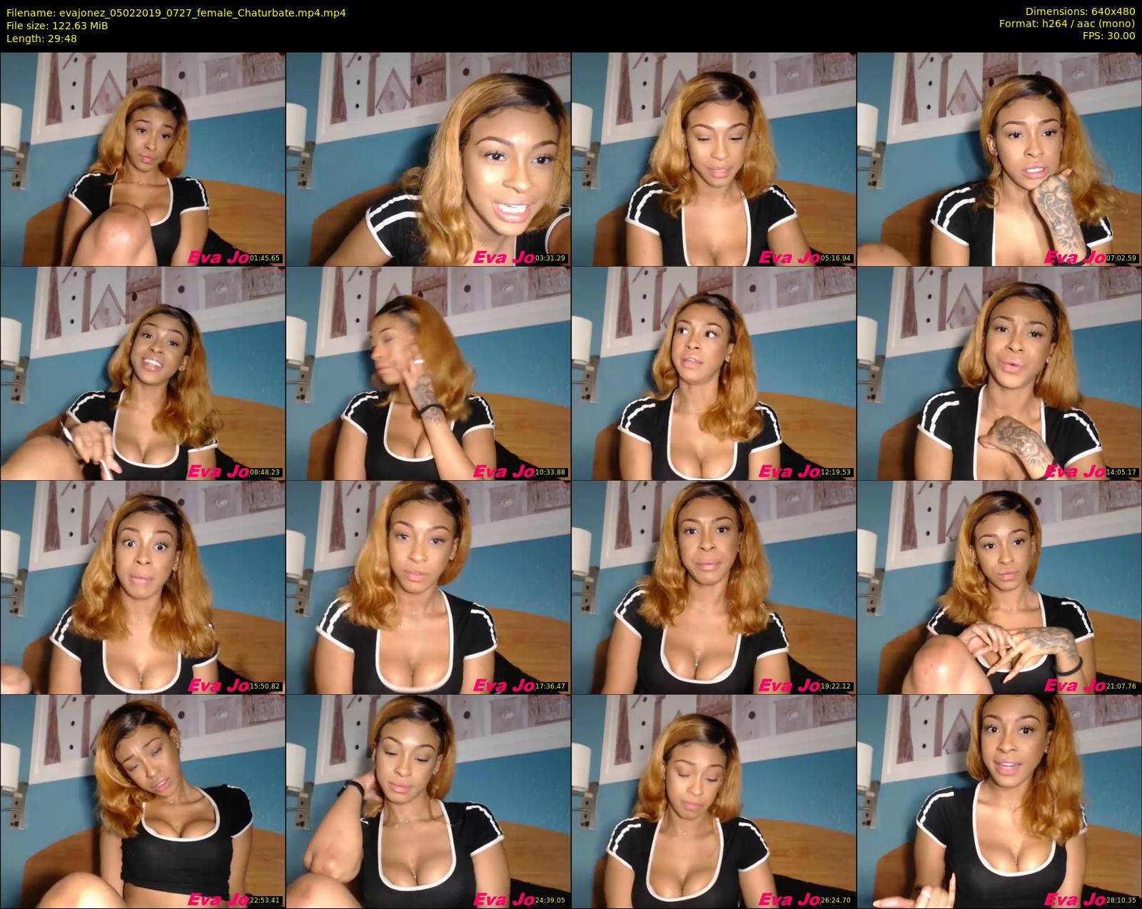 evajonez — 30 minute Chaturbate female cam show recording, 480p, Feb 5, 2019