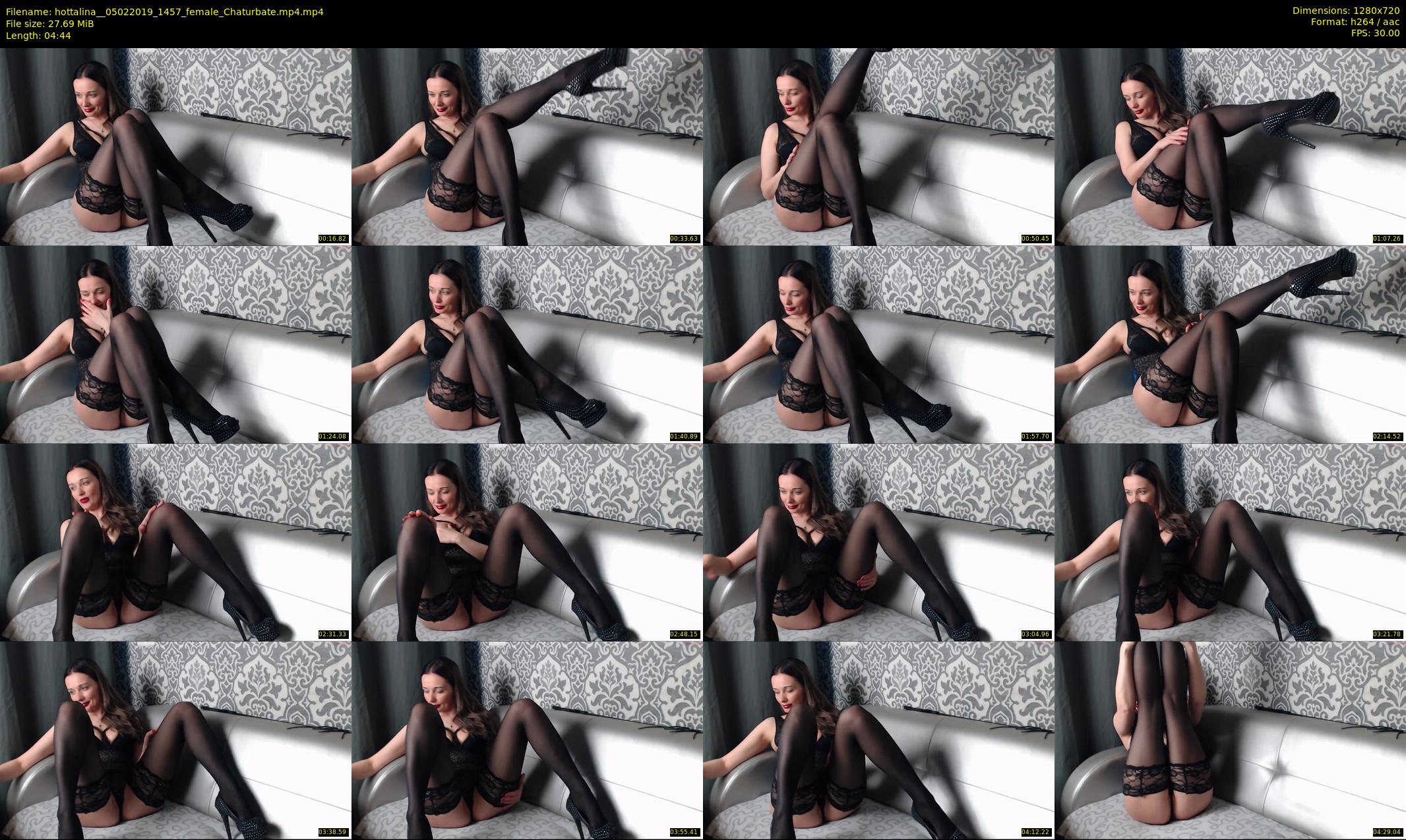 hottalina_ — 5 minute Chaturbate female cam show recording, 720p, Feb 5, 2019