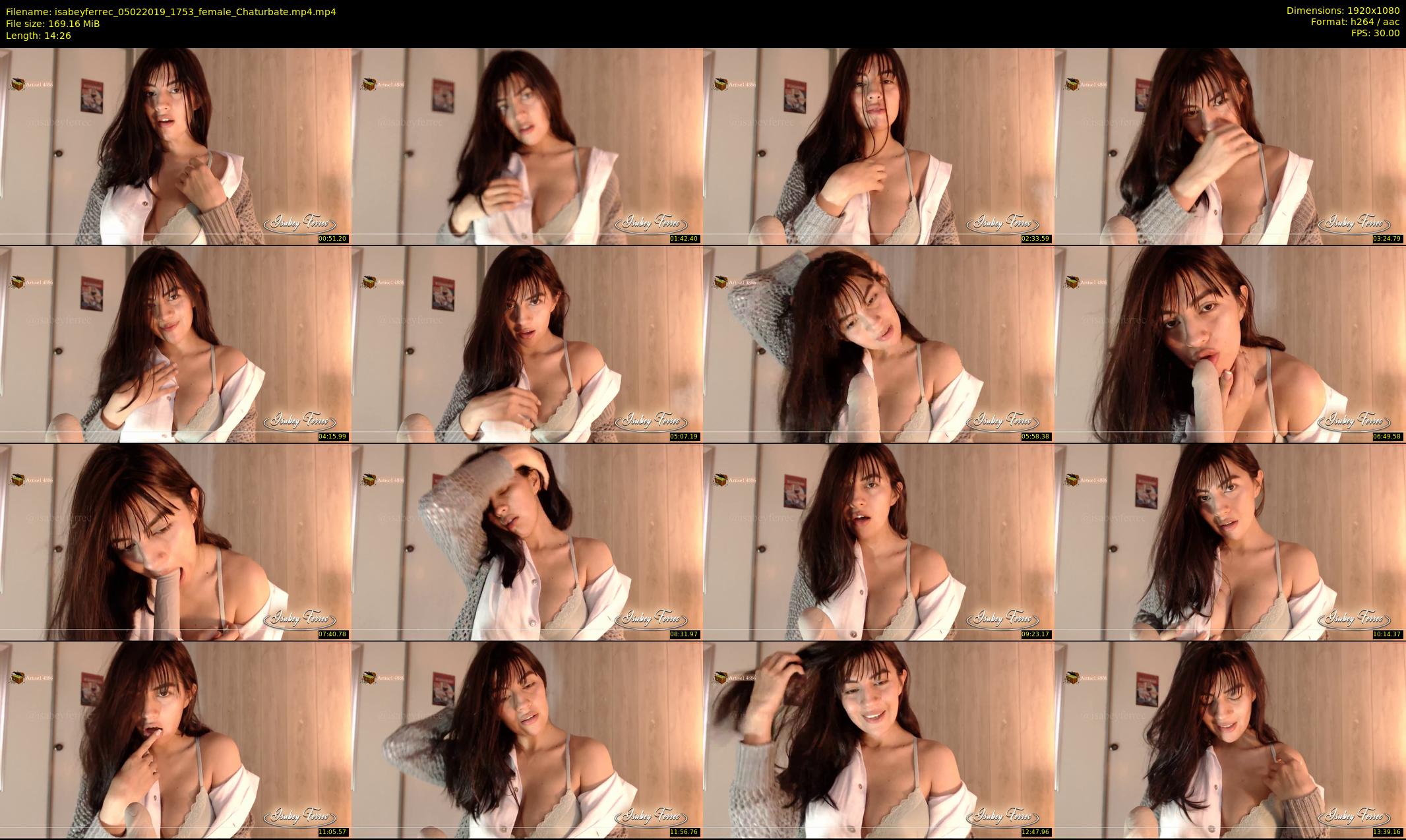 isabeyferrec — 15 minute Chaturbate female cam show recording, 1080p, Feb 5, 2019