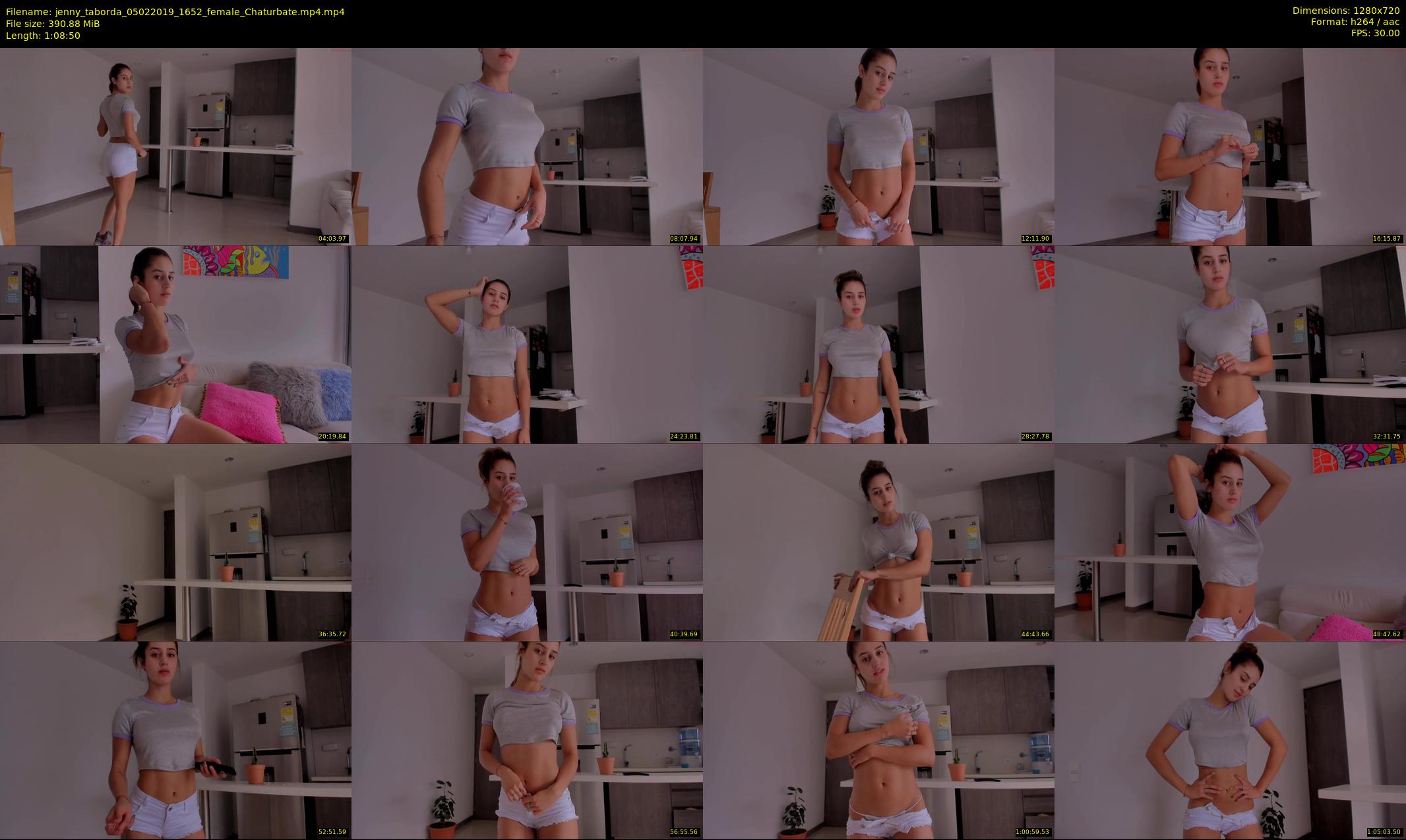 jenny_taborda — 69 minute Chaturbate female cam show recording, 720p, Feb 5, 2019